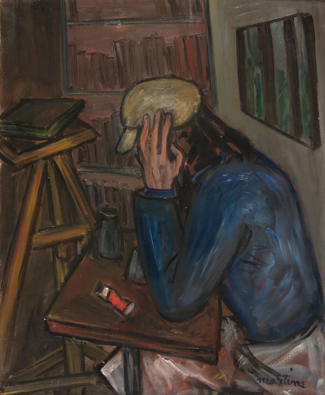 Martine Martine, Le Peintre triste, 1971