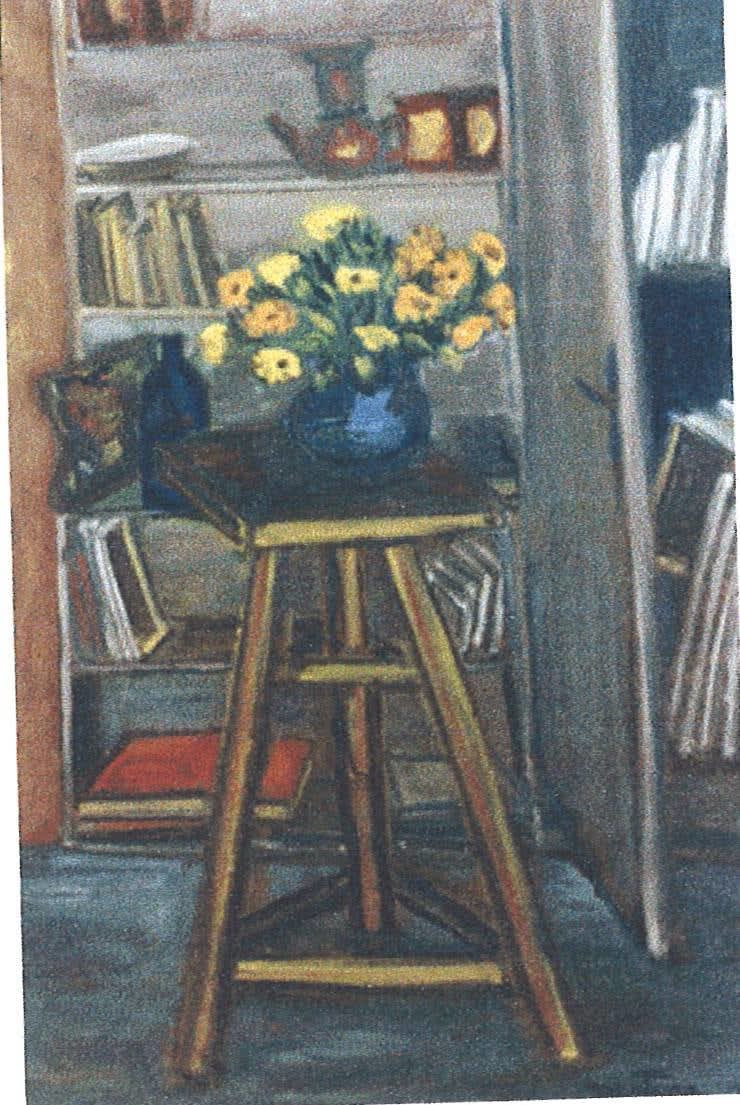 Martine Martine, Fleurs sur sellette II, 1974