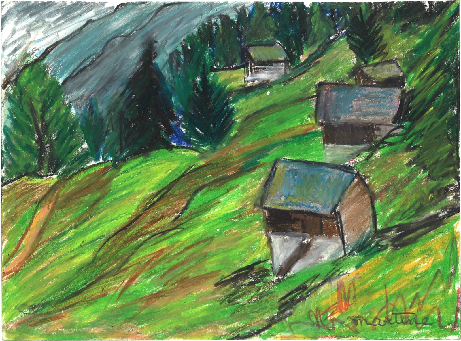 Martine Martine, Crans-sur-Sierre VII, 1971