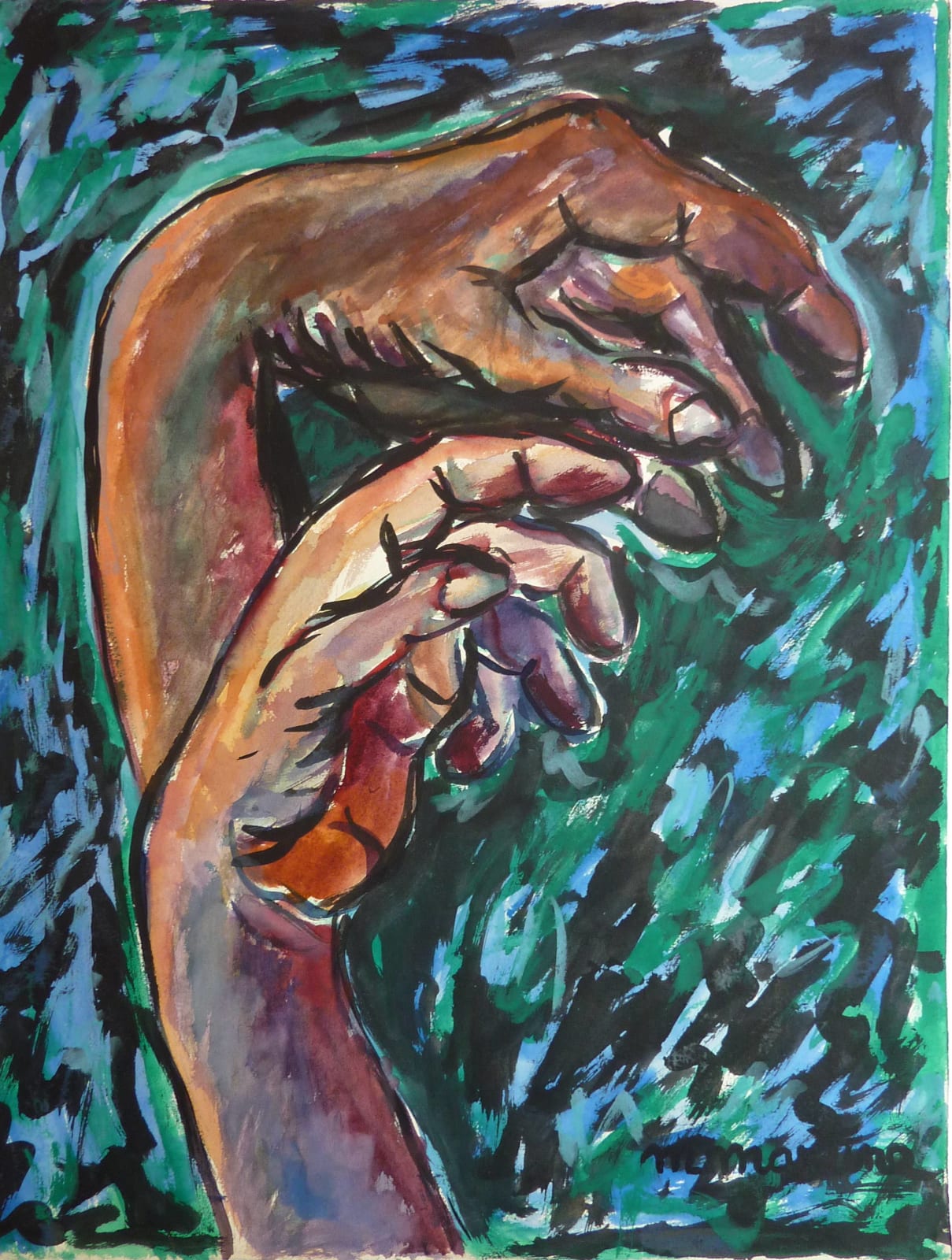 Martine Martine, Mains II, 1980