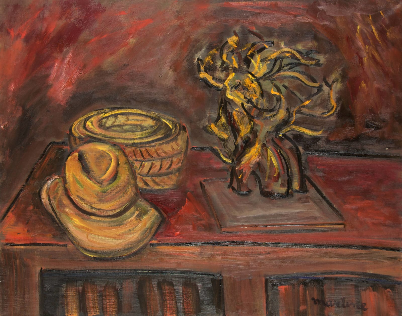 Martine Martine, Nature morte à la racine, 1978