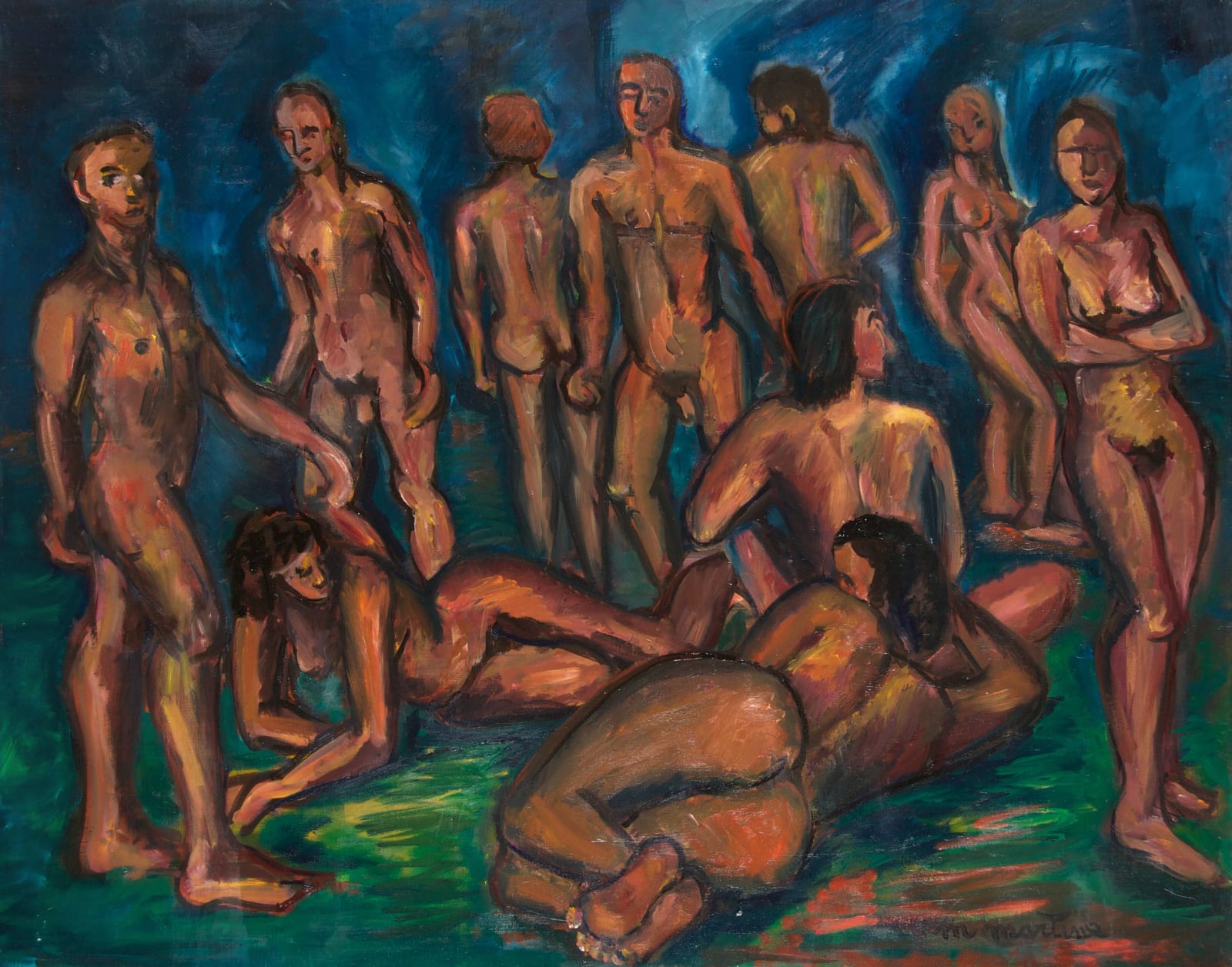 Martine Martine, La Pause, 1986