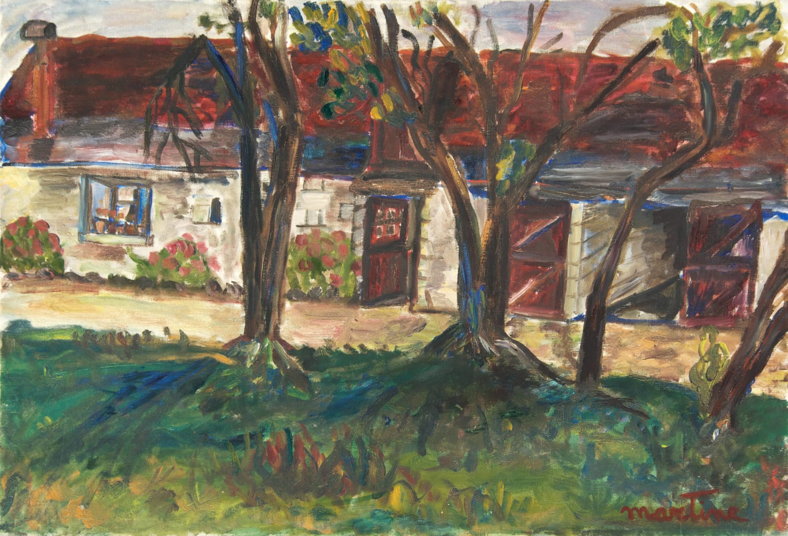 Martine Martine, La Chaumière au toit rouge, 1958