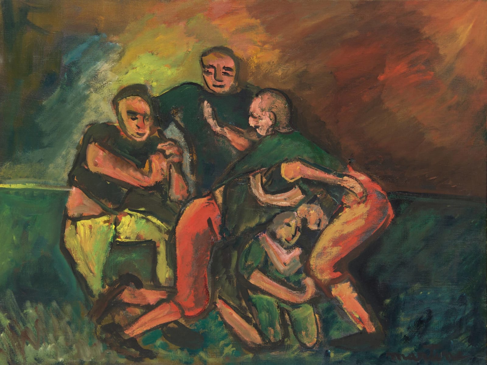 Martine Martine, Les Acrobates, 1980