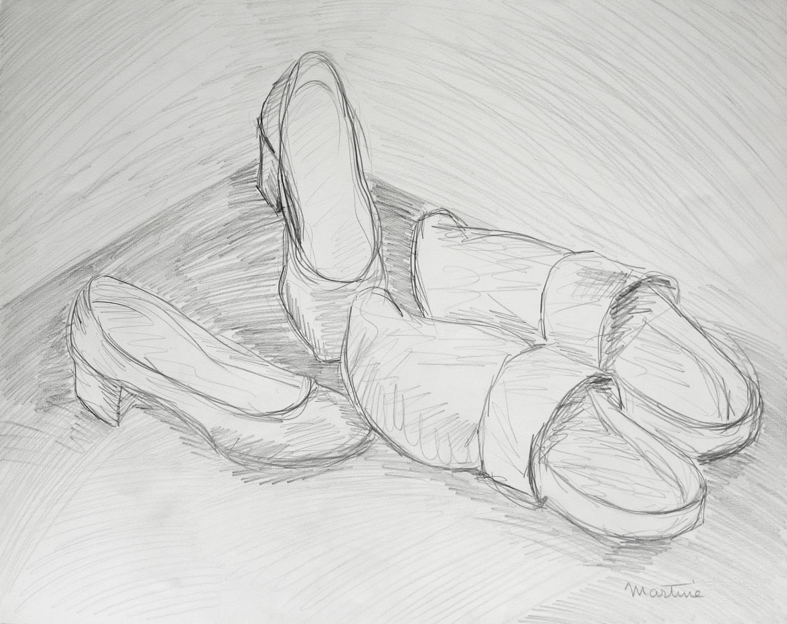 Martine Martine, Chaussures à talon et sabots II, 1984