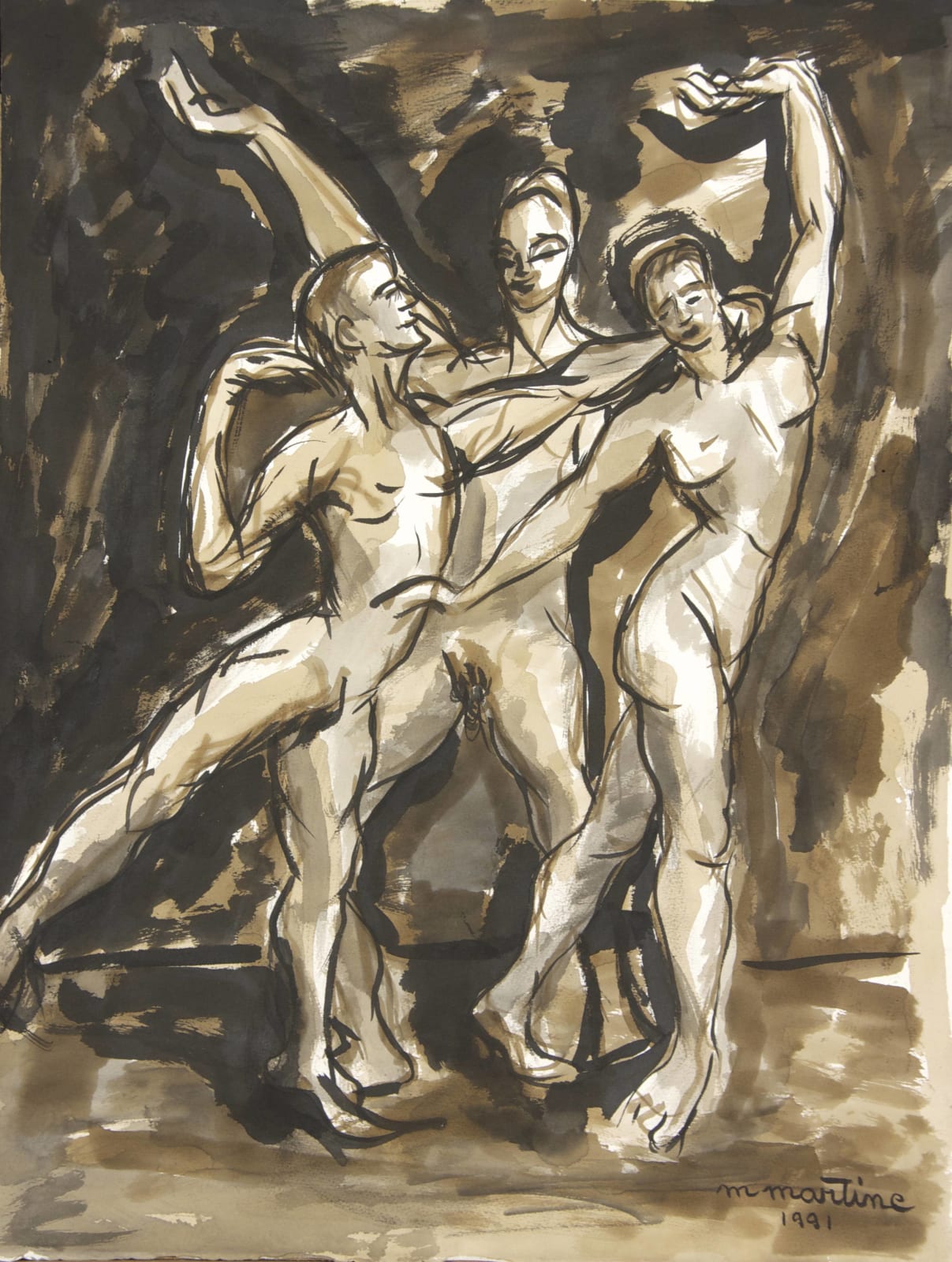 Martine Martine, Danseurs II, 1991