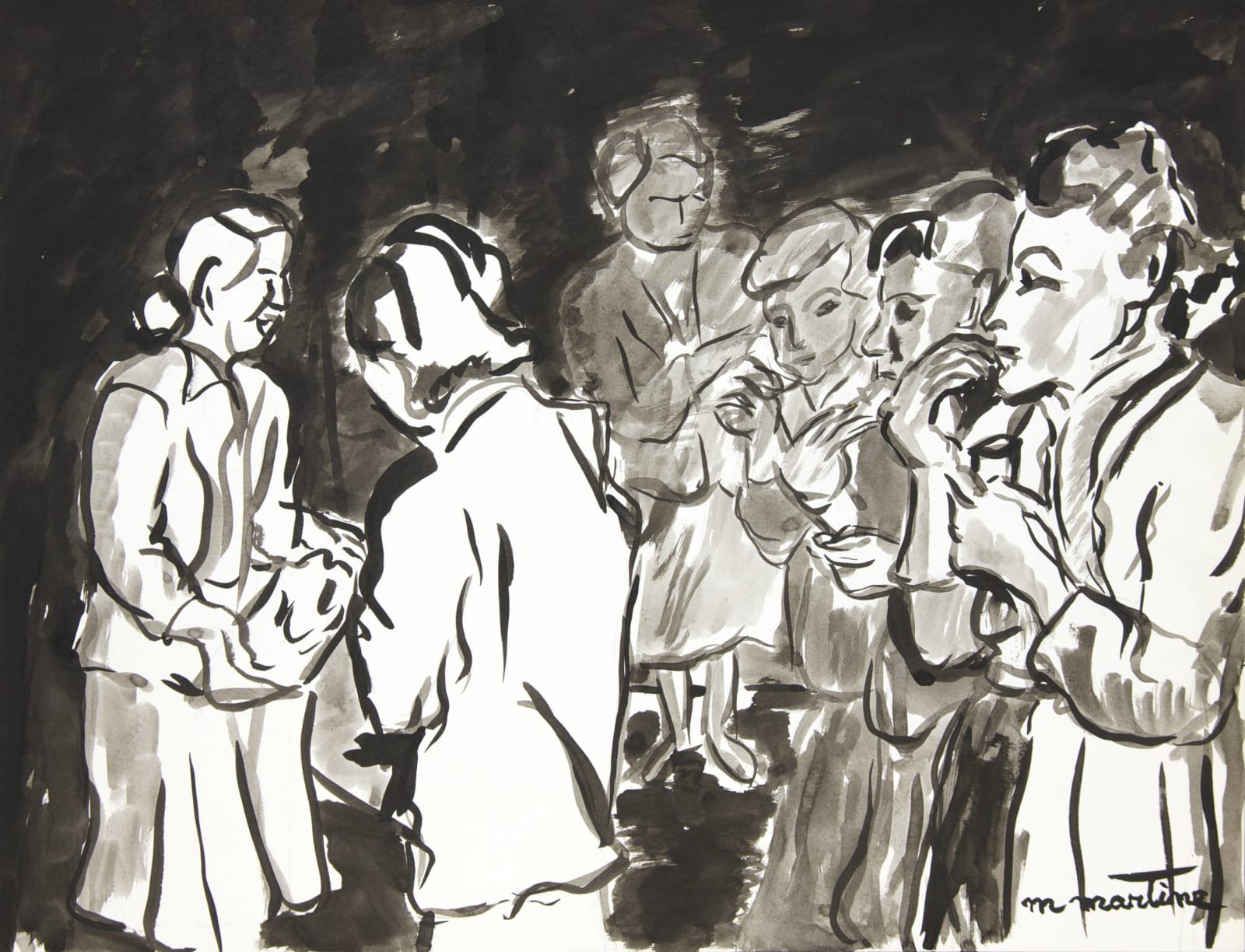 Martine Martine, Le Buffet, 1981