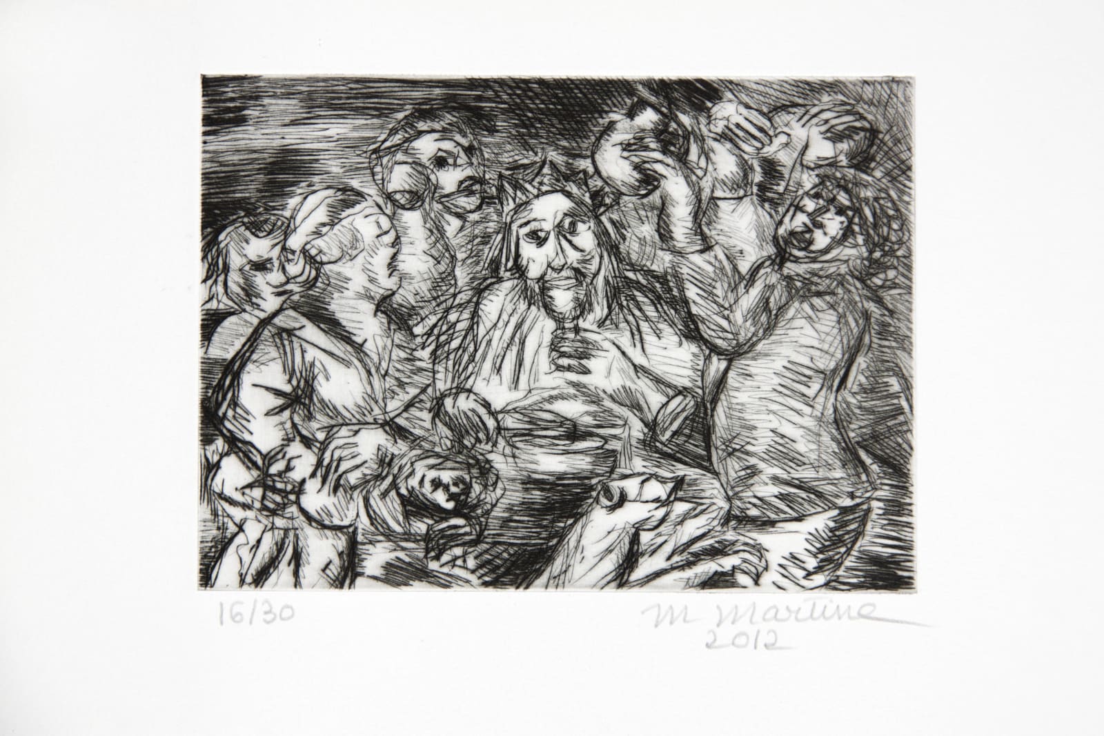 Martine Martine, D'après Jordaens, 2012