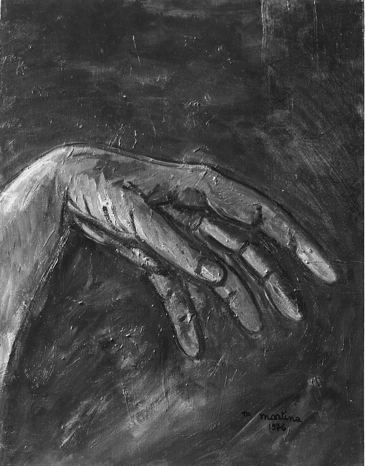 Martine Martine, La Main qui pleure II, 1976