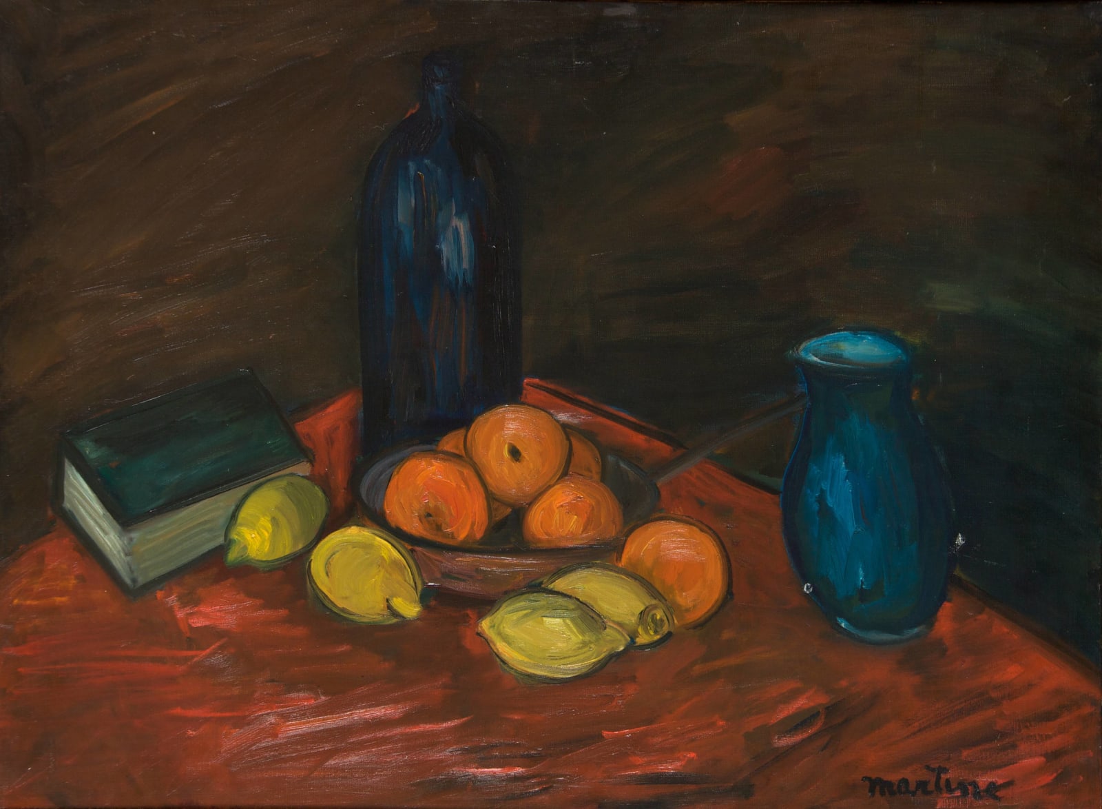 Martine Martine, Nature morte aux citrons et aux oranges, 1972