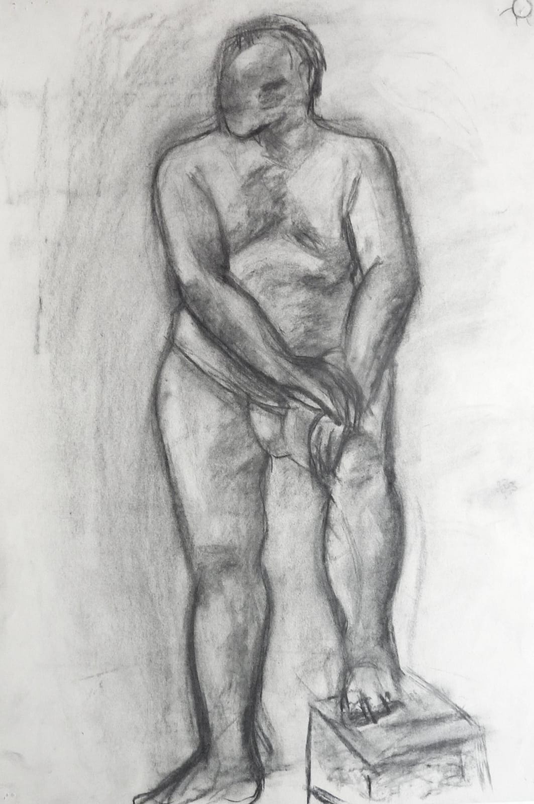 Martine Martine, Nu masculin debout IV, 1950 ca