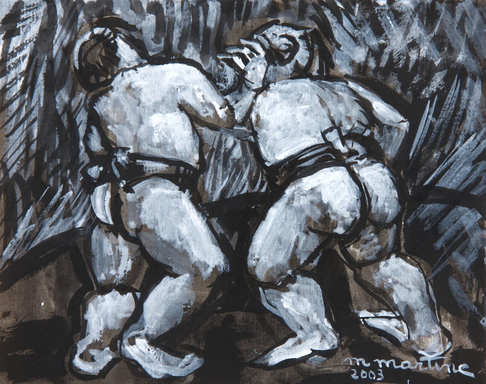 Martine Martine, Combat de sumos XII, 2003