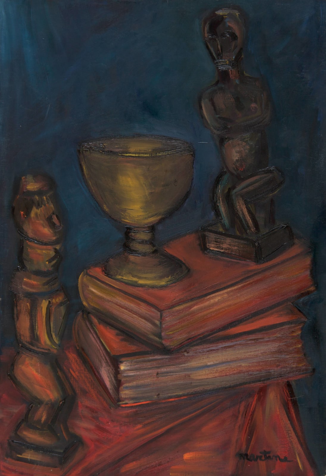 Martine Martine, Statue nègre I, 1974