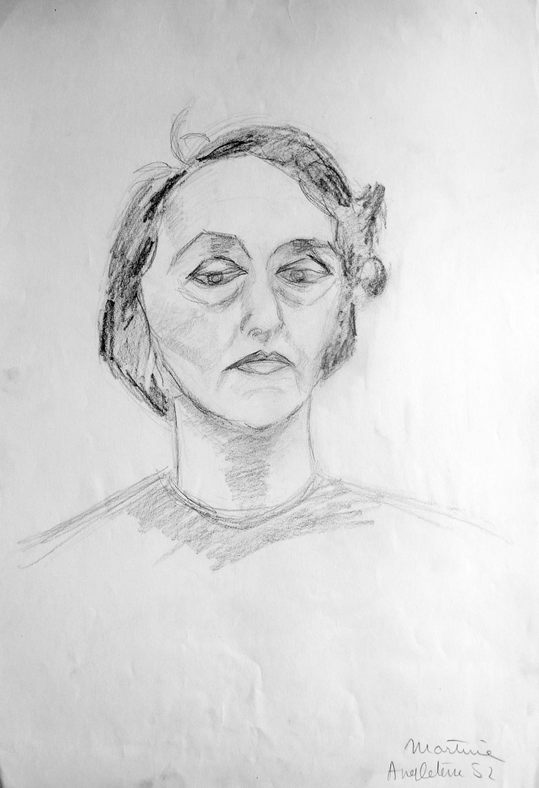 Martine Martine, Visage de femme, 1952