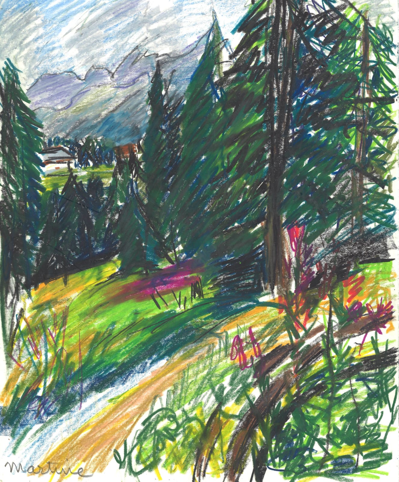 Martine Martine, Crans-sur-Sierre XI, 1971