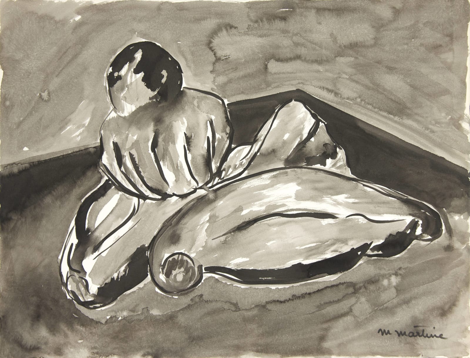 Martine Martine, Pains et brioches sur fond sombre I, 1980