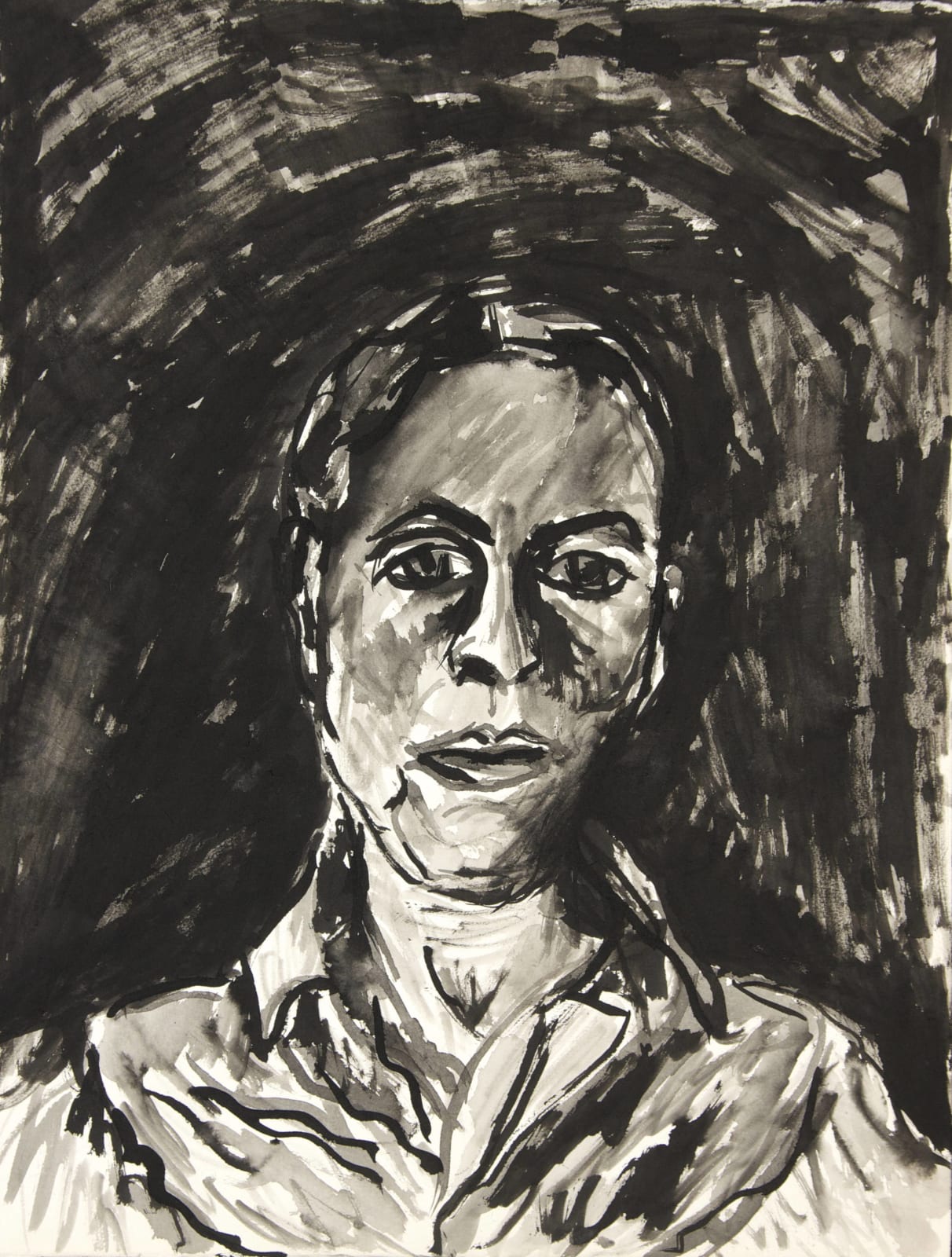 Martine Martine, Autoportrait tourmenté, 1976