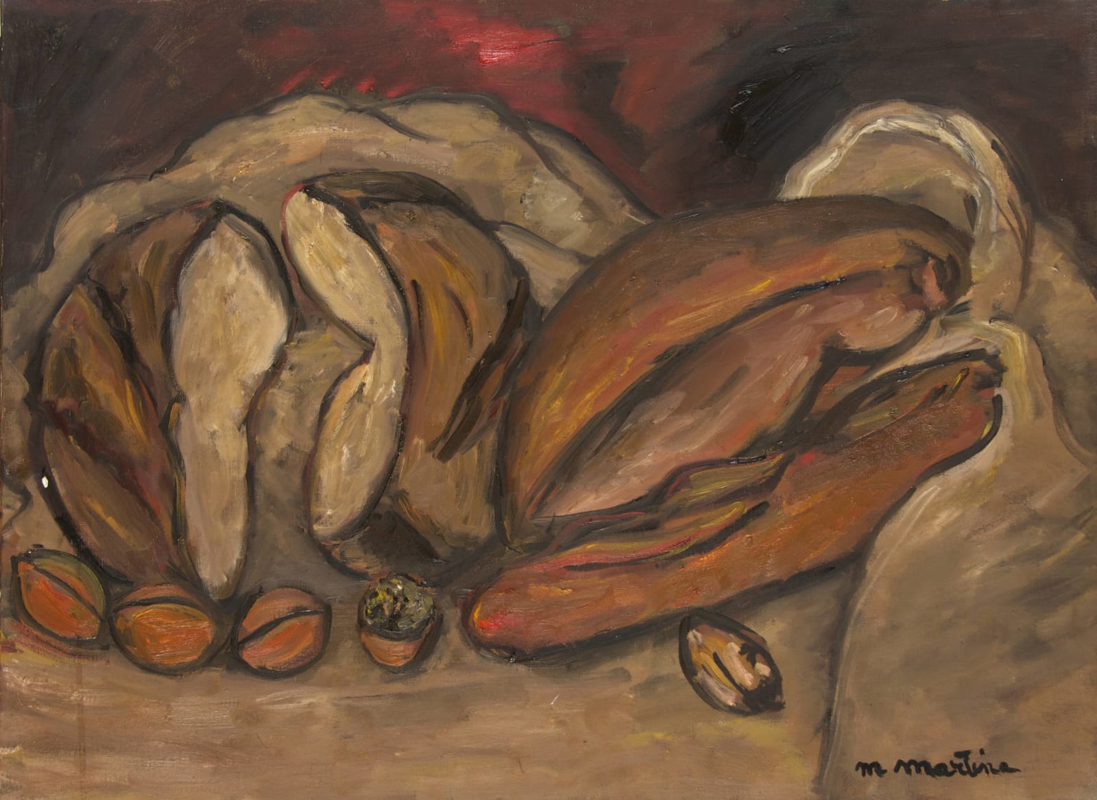 Martine Martine, Pains et Noix II, 1980