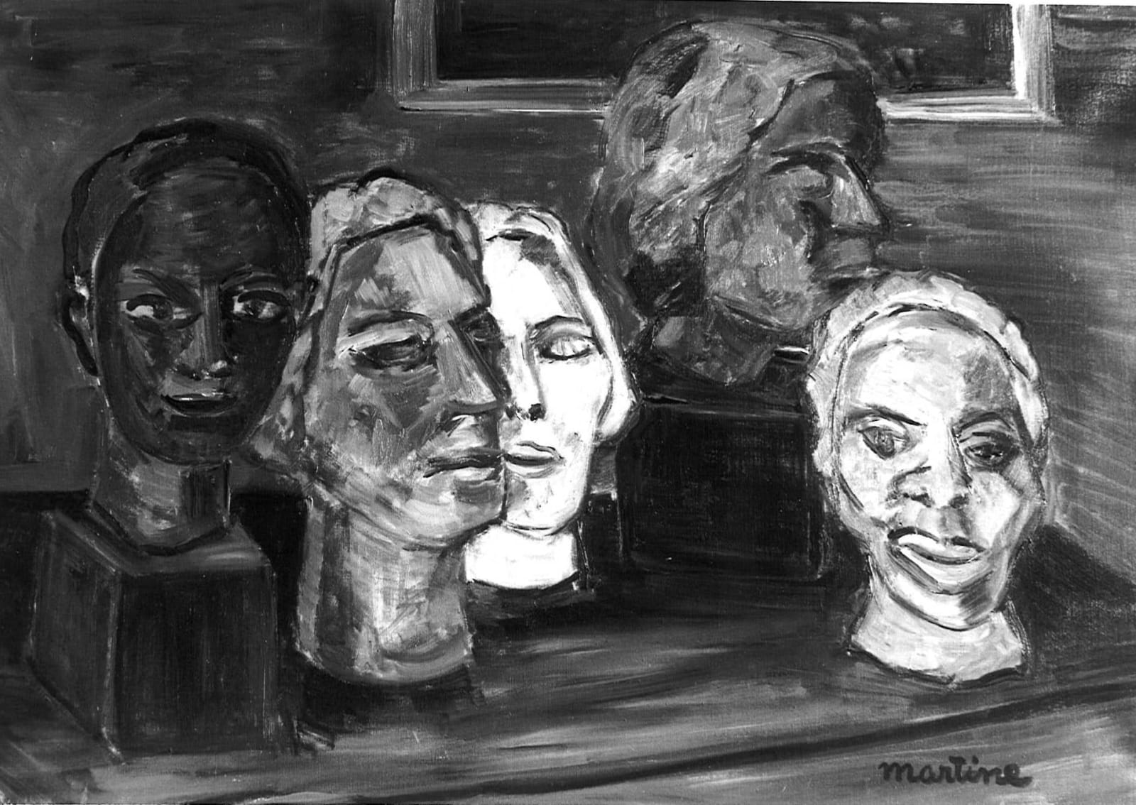 Martine Martine, Les Cinq Têtes III, 1978