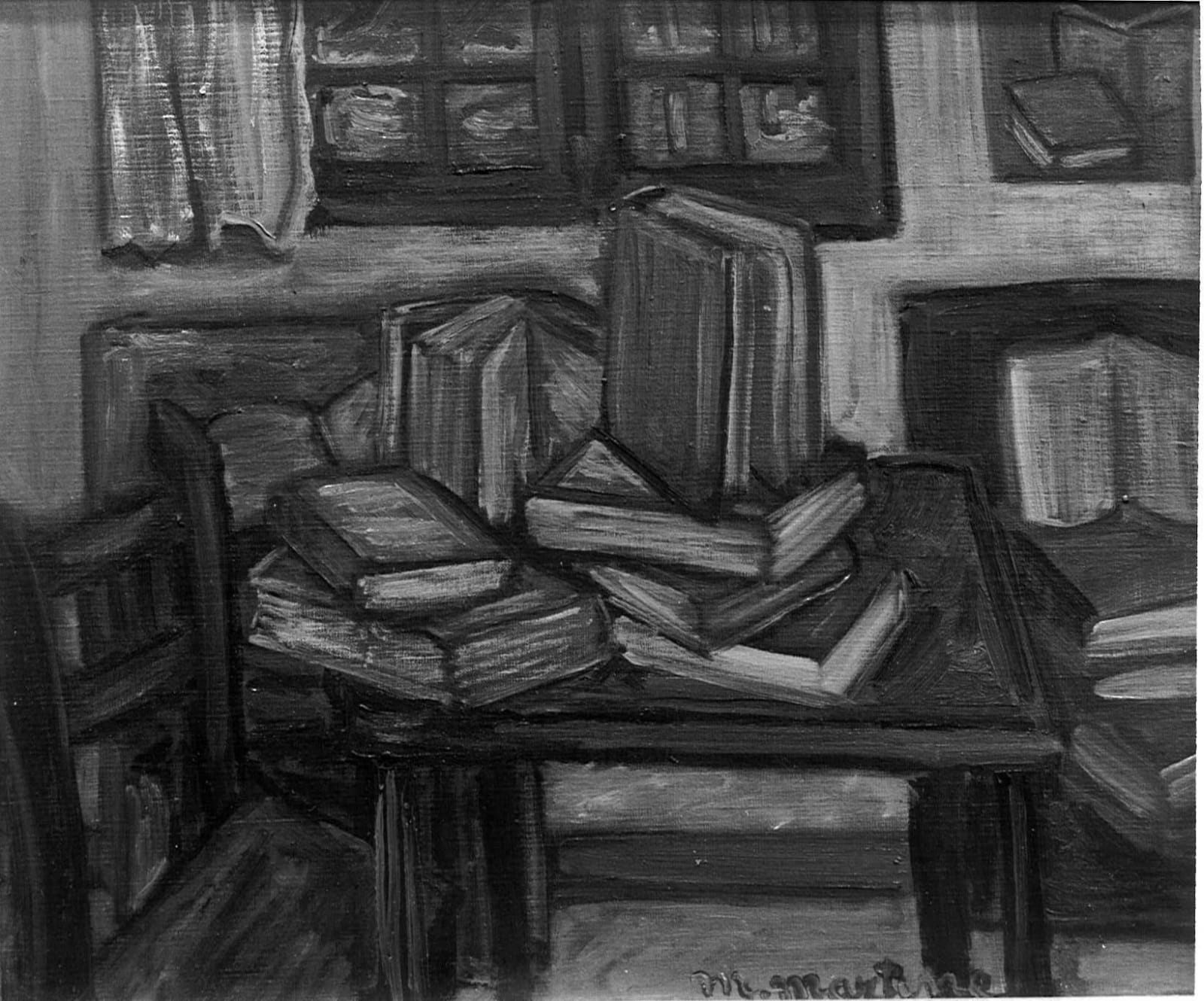 Martine Martine, Livres dans l'atelier, 1977