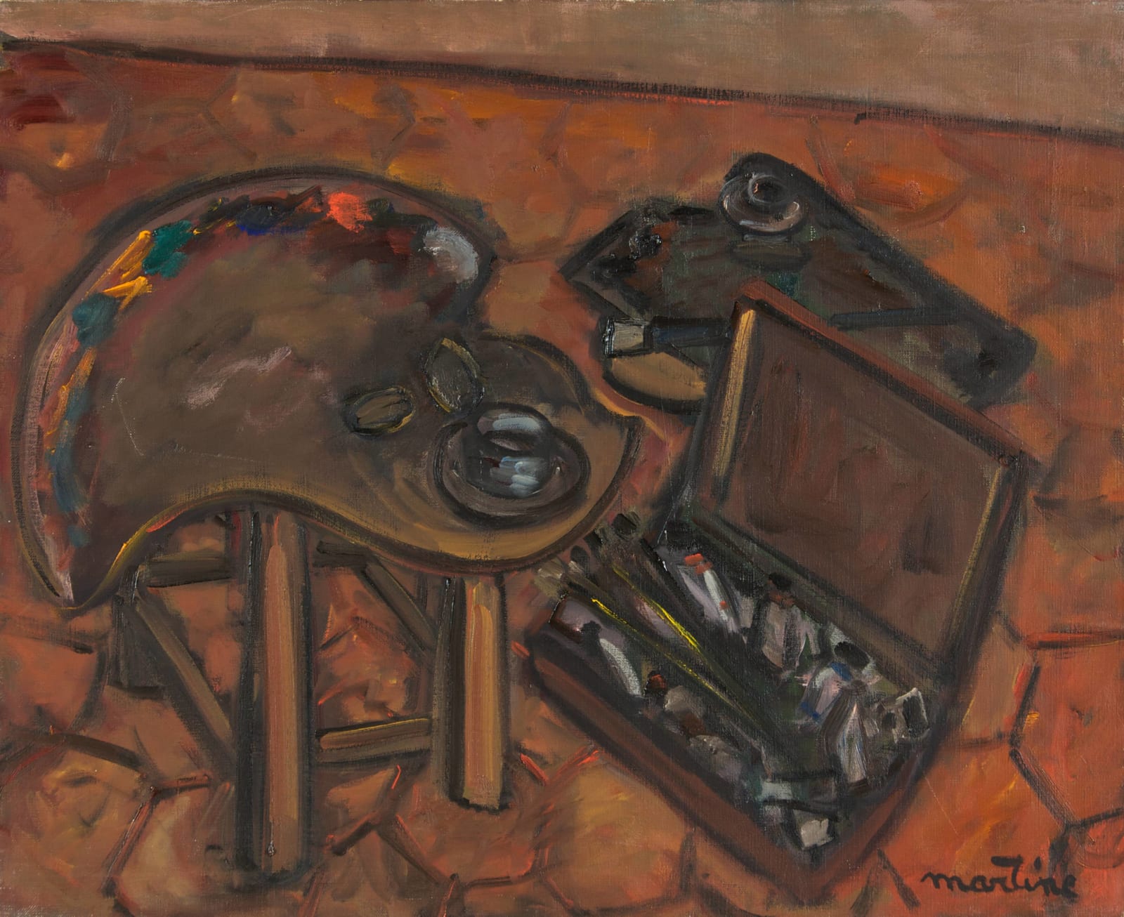 Martine Martine, Les Deux Palettes, 1984