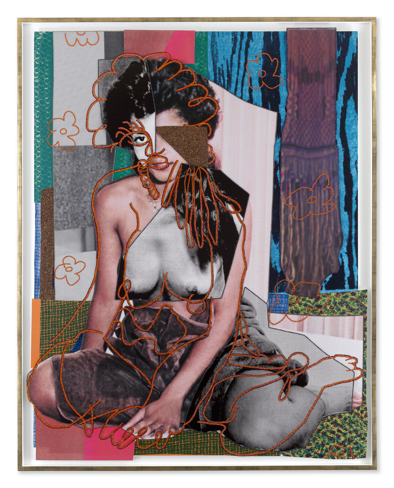 Mickalene Thomas, Jet Blue #55, 2023