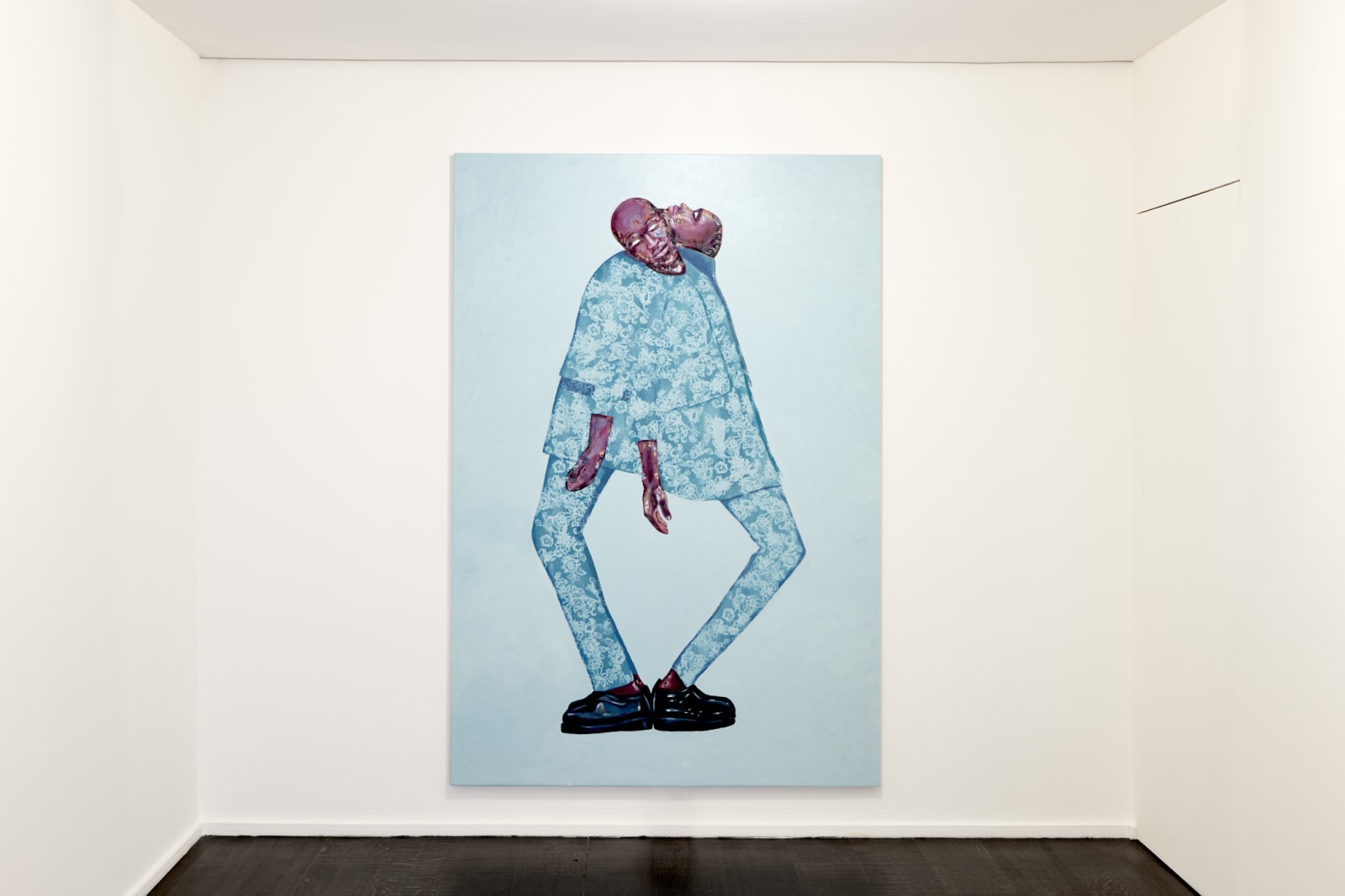 Emmanuel Taku, Two Brothers in Teal, 2021