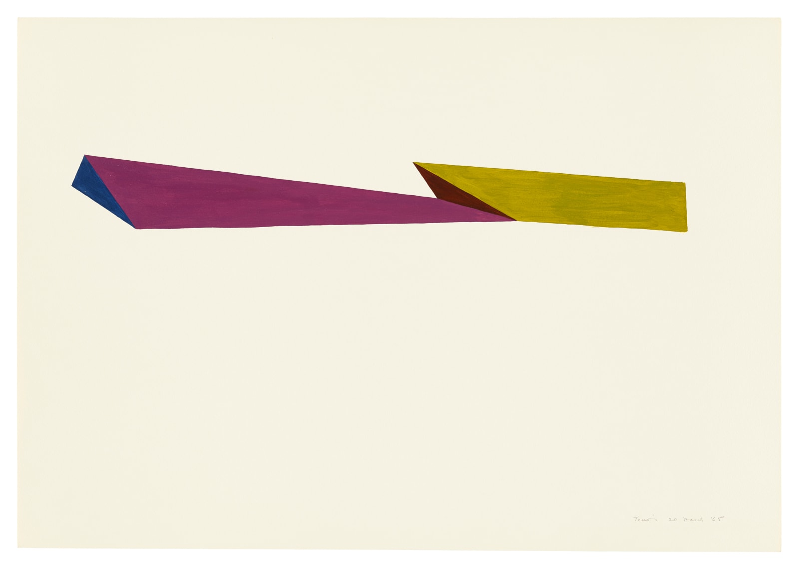 Anne Truitt, 30 March '65, 1965
