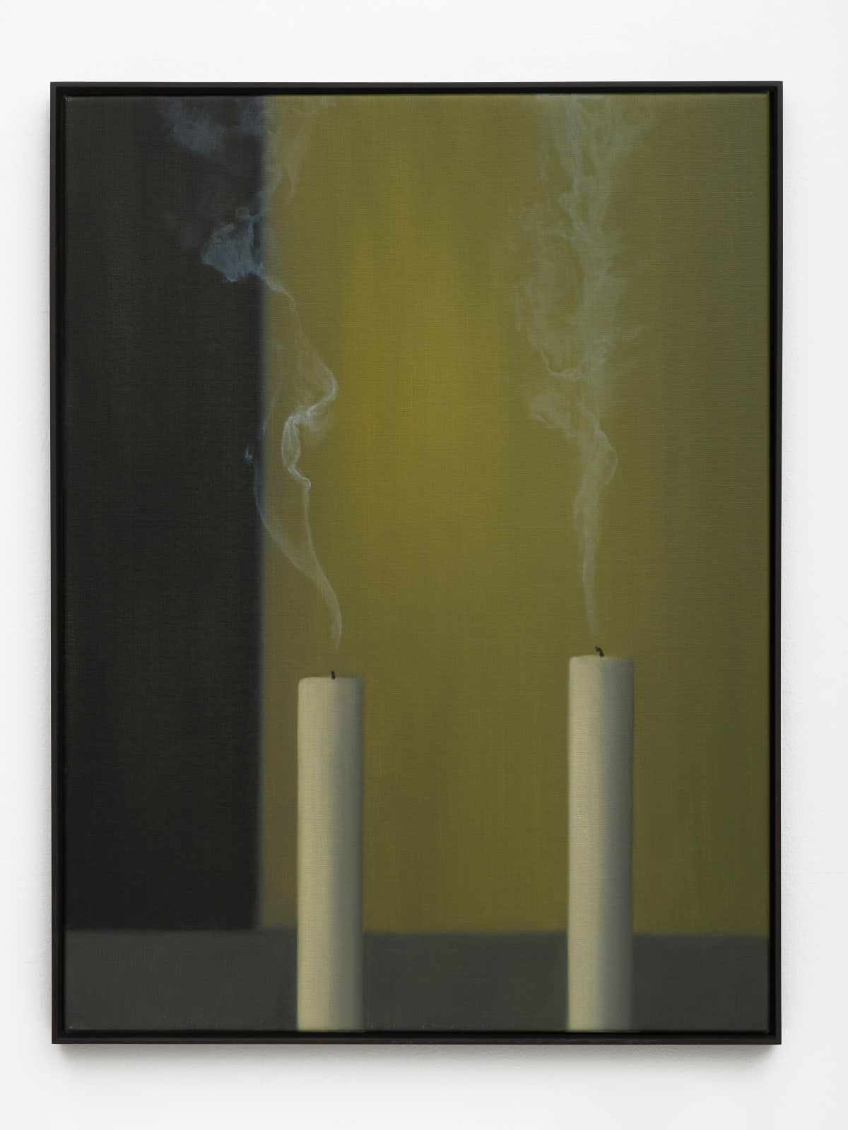 Gavin Turk, Zwei Kerzen (Grün), 2023