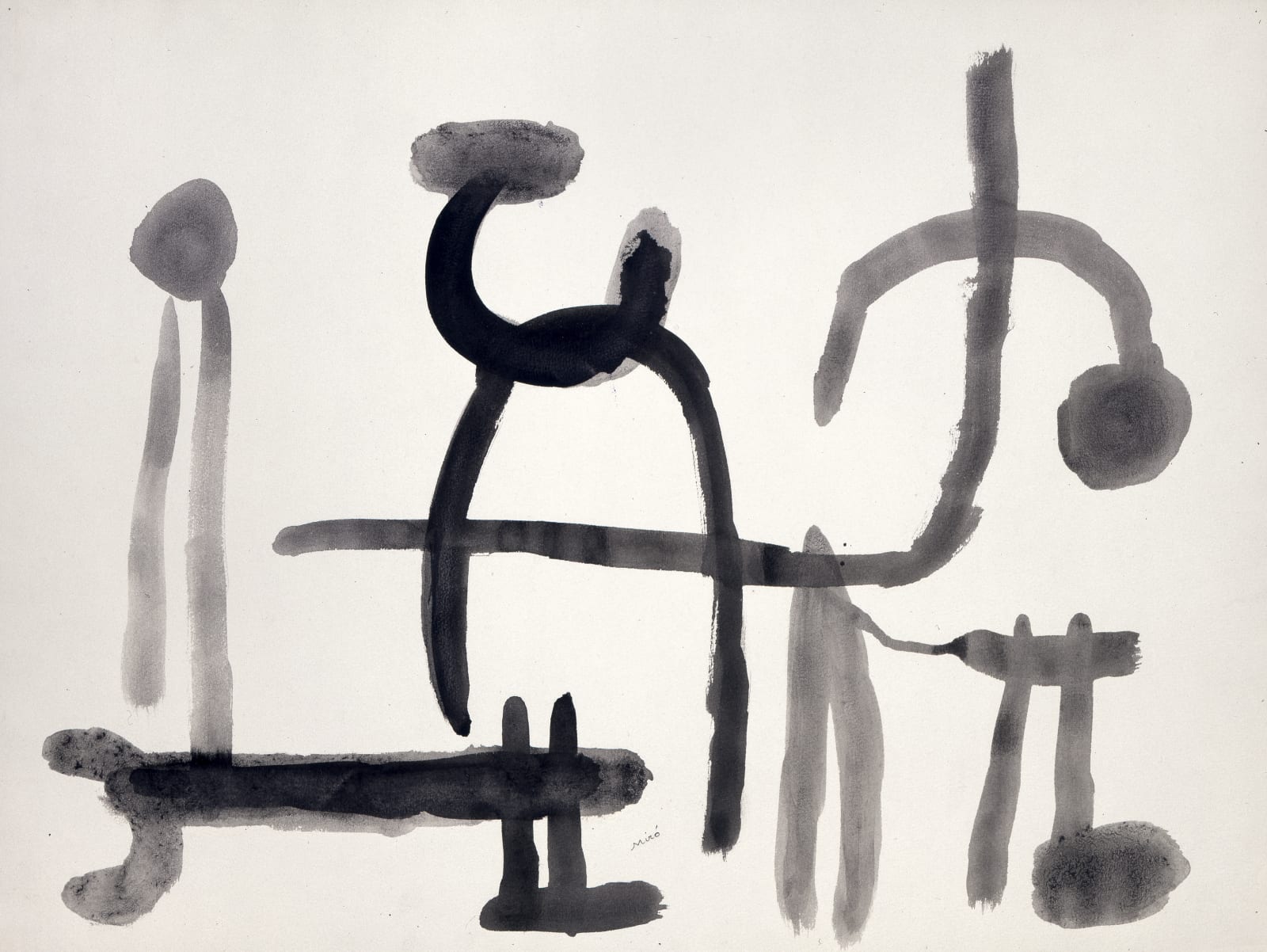 Joan Miró, Graphisme concret, 1951