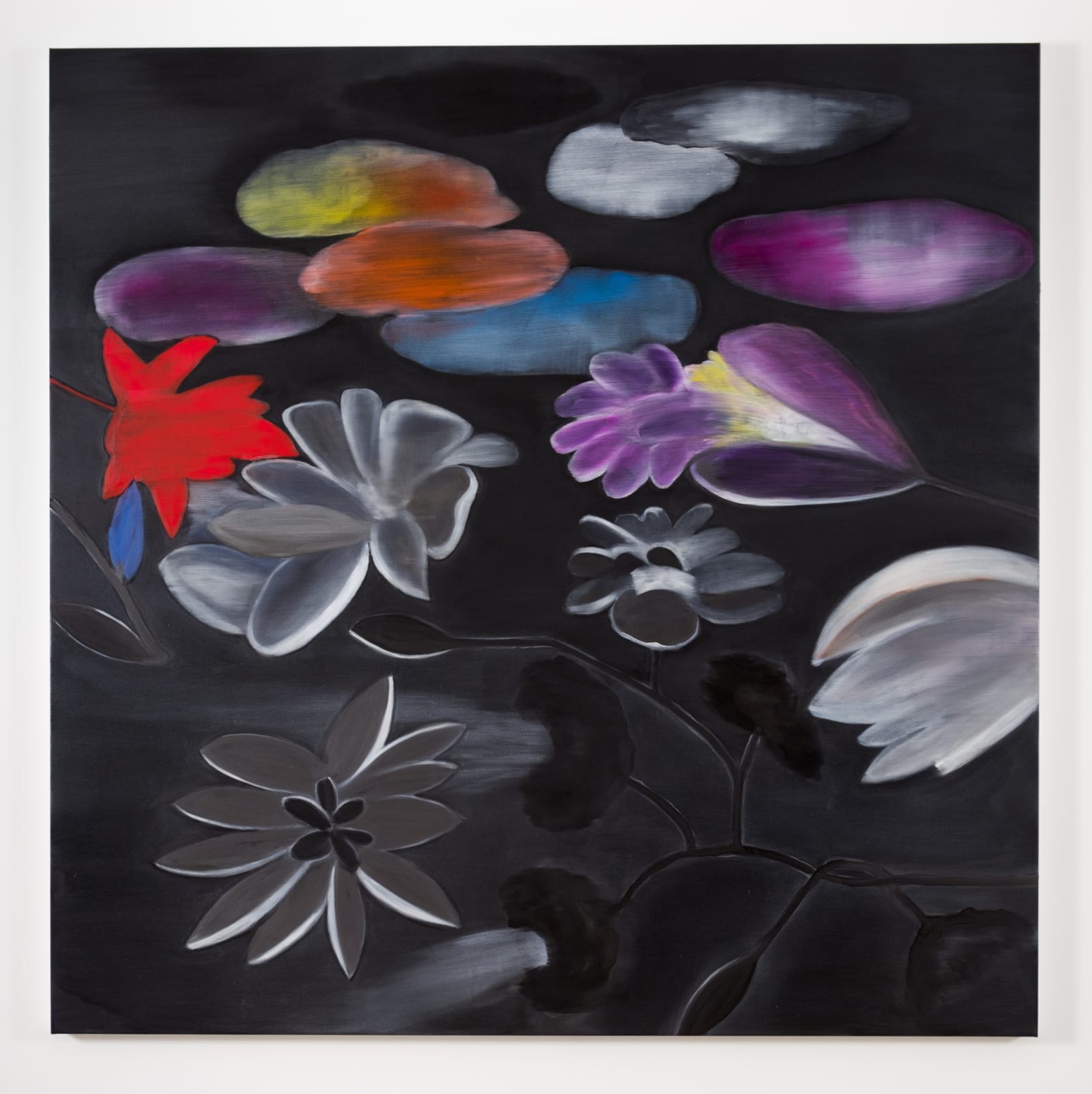 Ross Bleckner, A Year of Conquering Negative Thinking IV, 2022