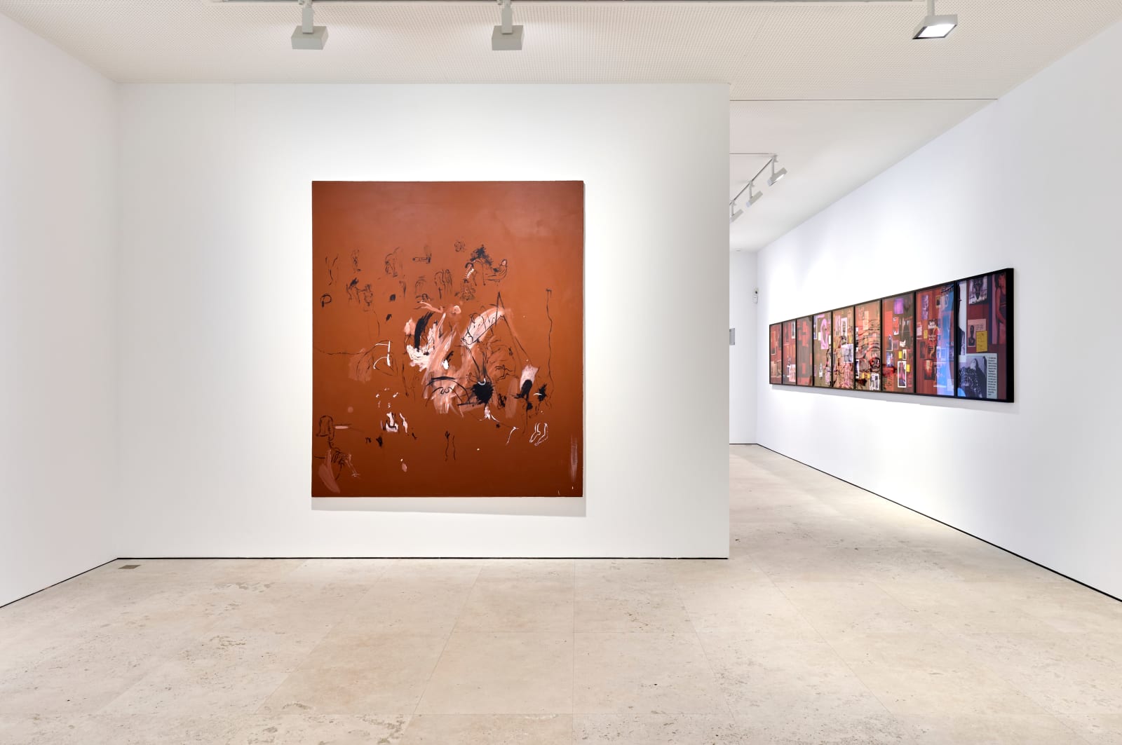 Sue Williams, Brown with Valance, 1994