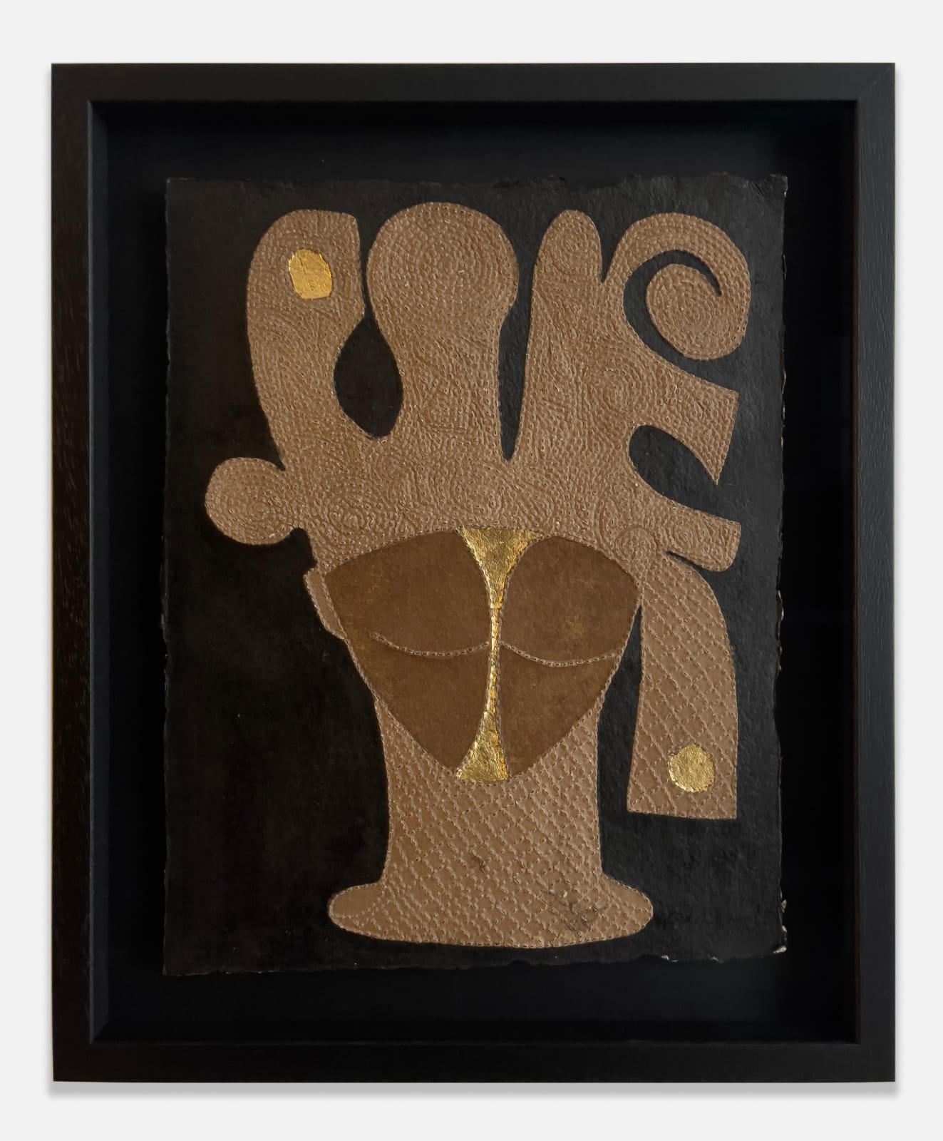 Victor Ehikhamenor, Ancestral Portraiture IV, 2024