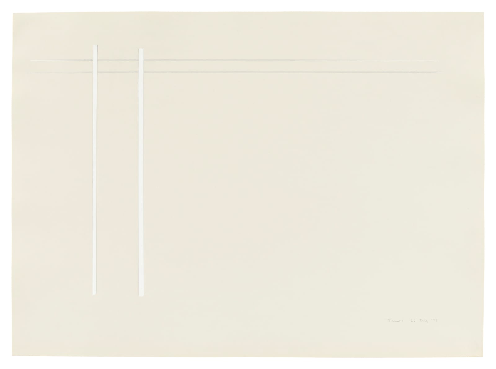 Anne Truitt, 26 July '73, 1973