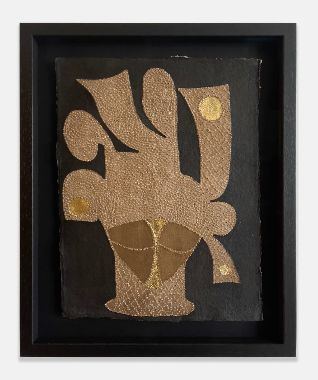 Victor Ehikhamenor, Ancestral Portraiture IX, 2024