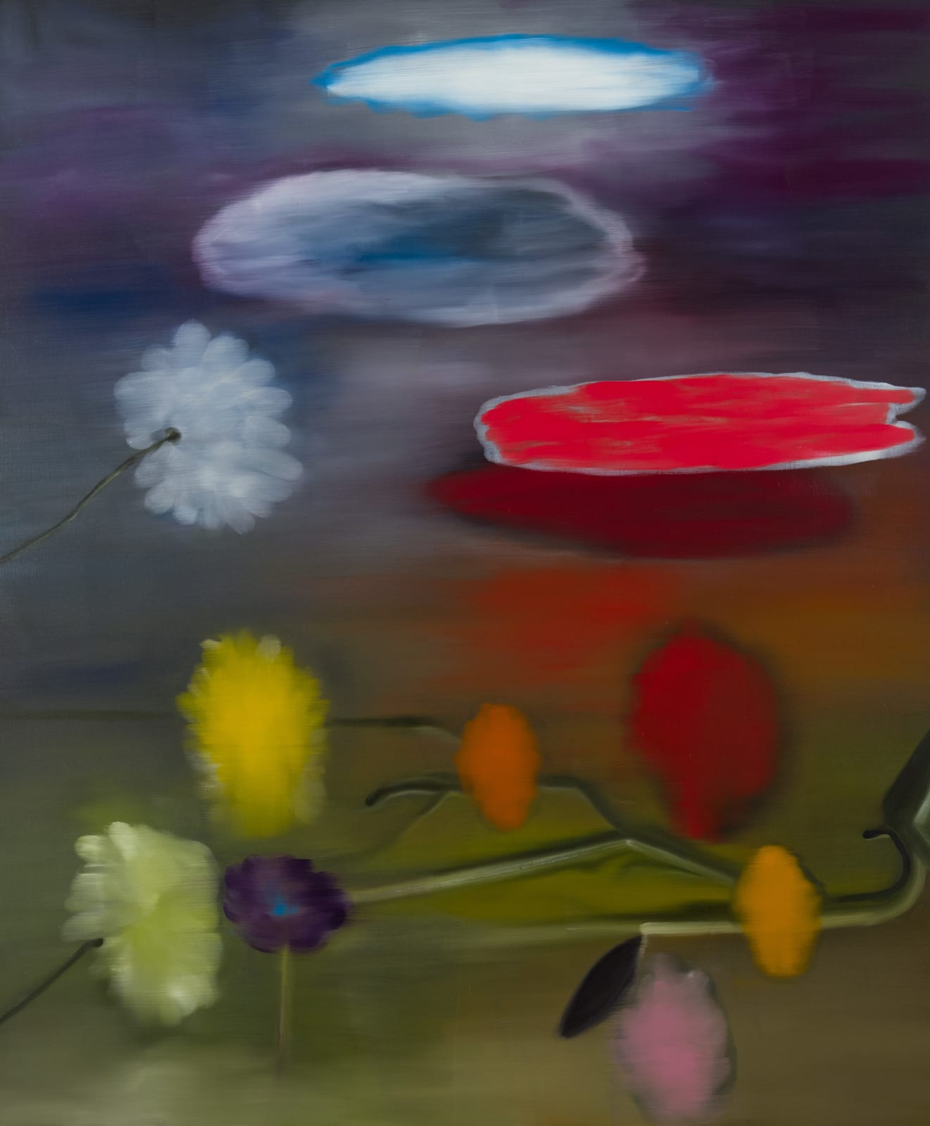 Ross Bleckner, Touch and Go, 2024