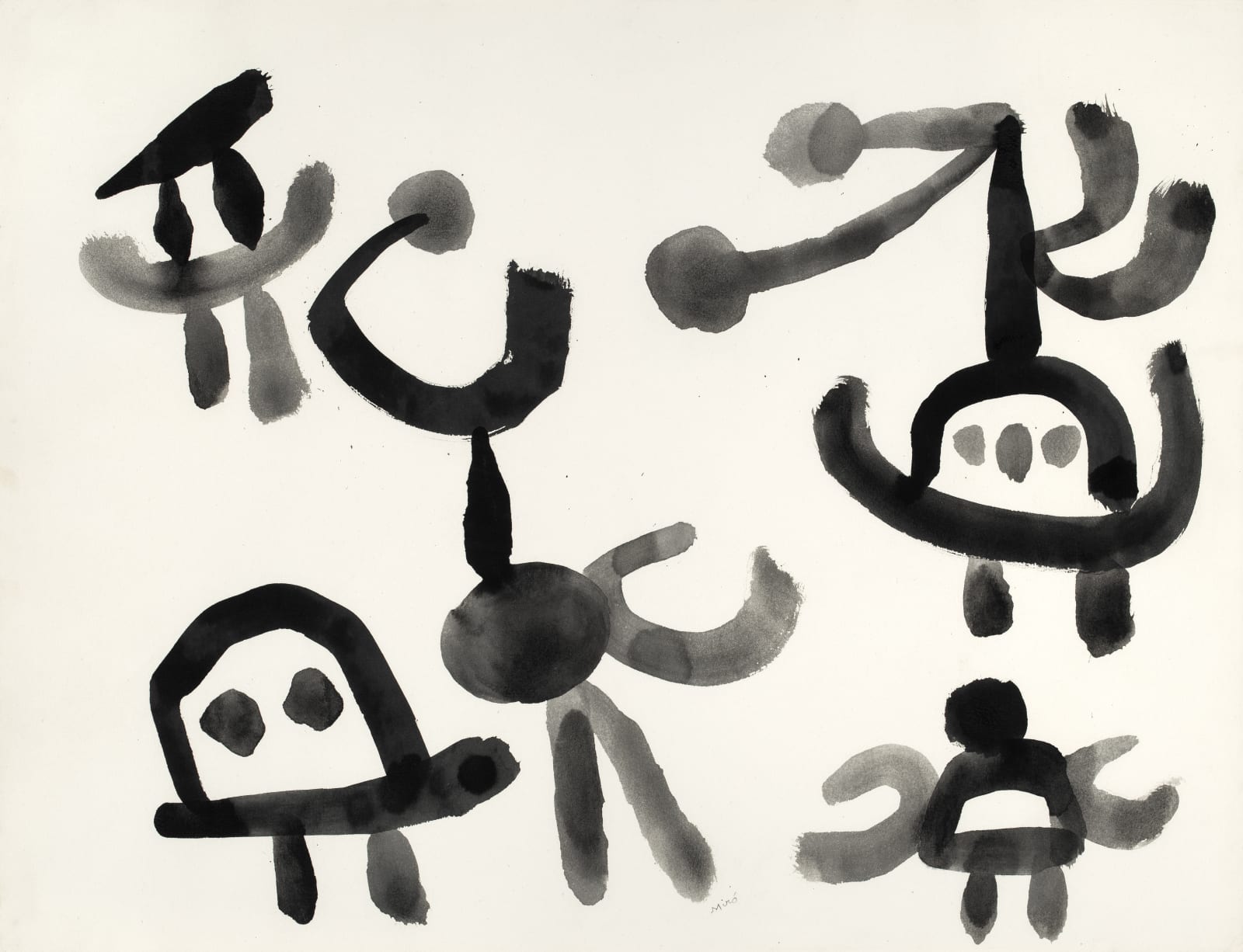 Joan Miró, Graphisme concret, 1951