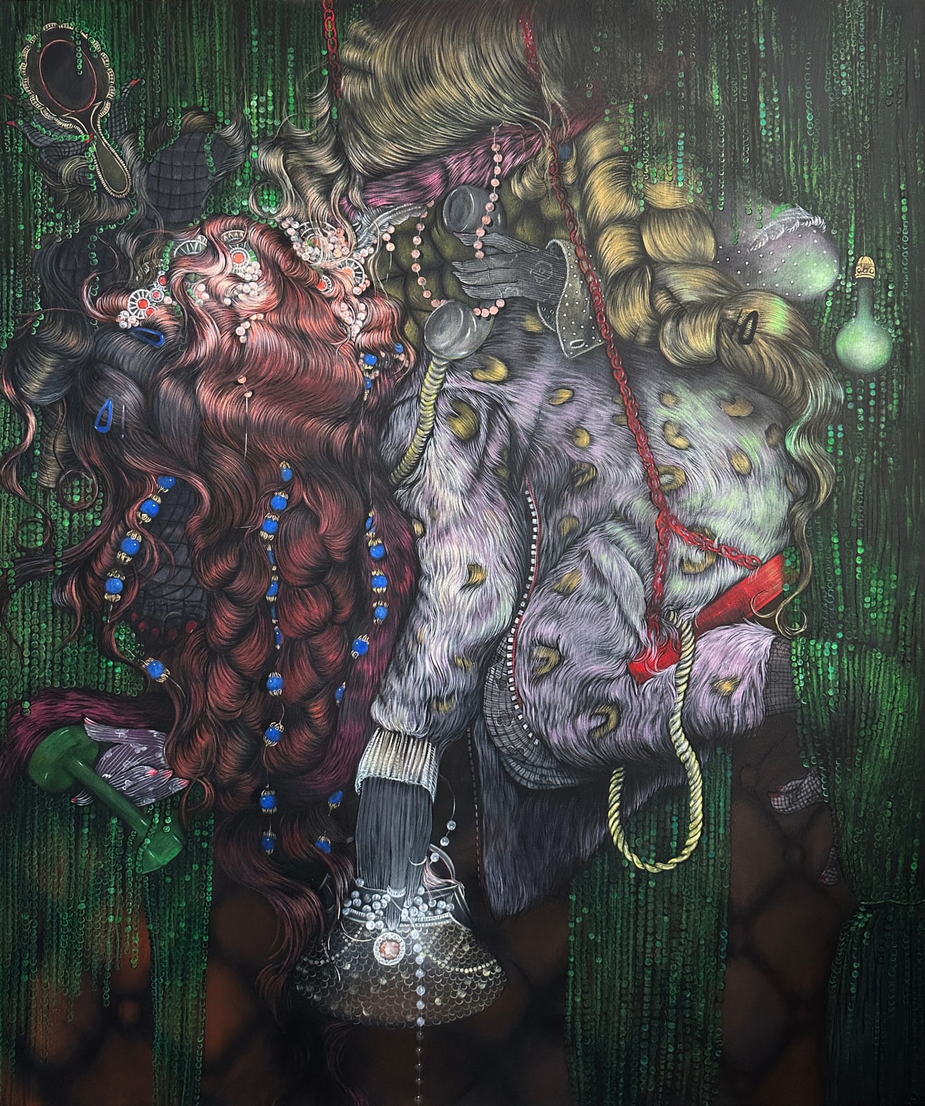 Bea Scaccia, Chatty But Shiny and Fit—with hidden cats, 2024