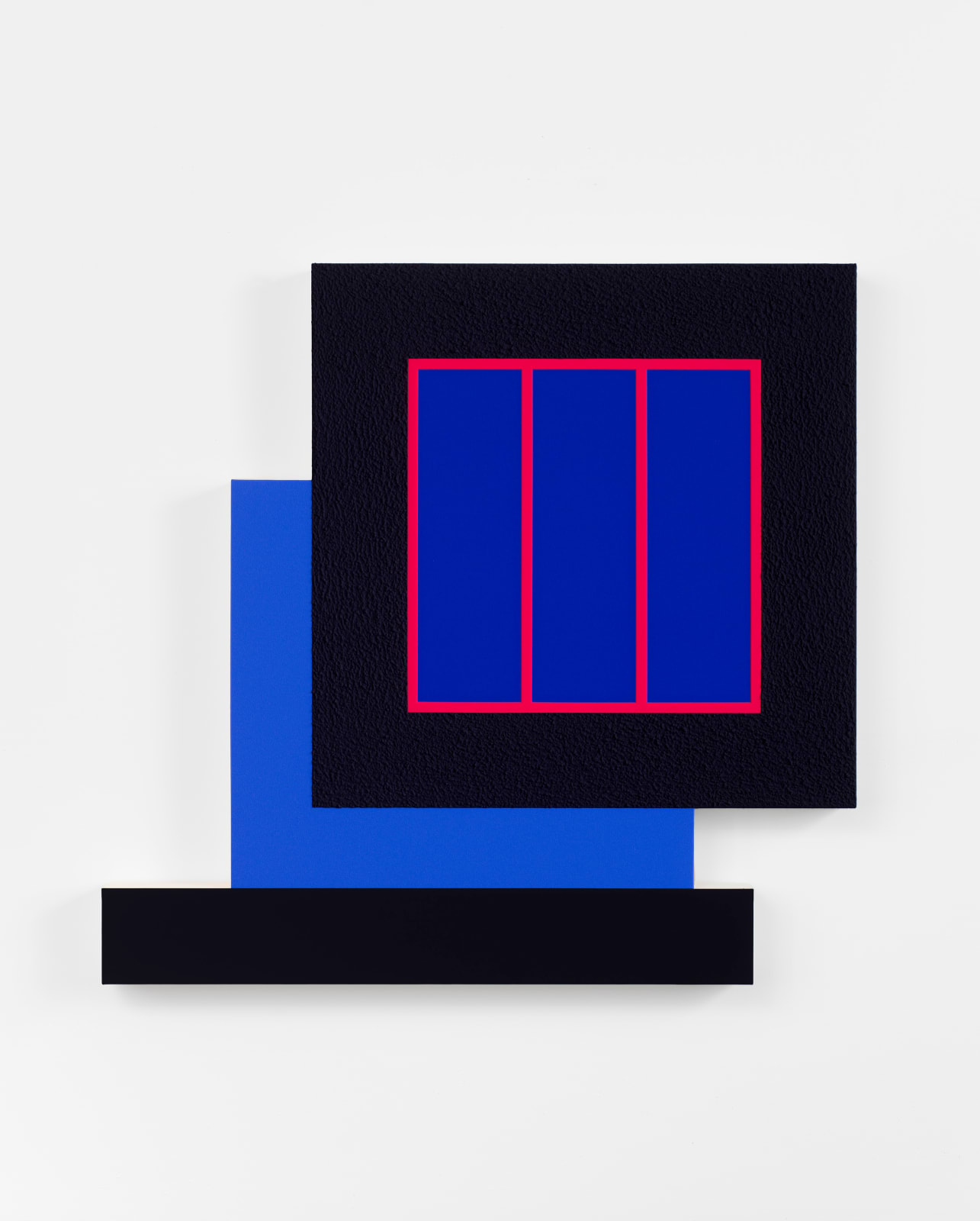 Peter Halley, Black Prison, 2023