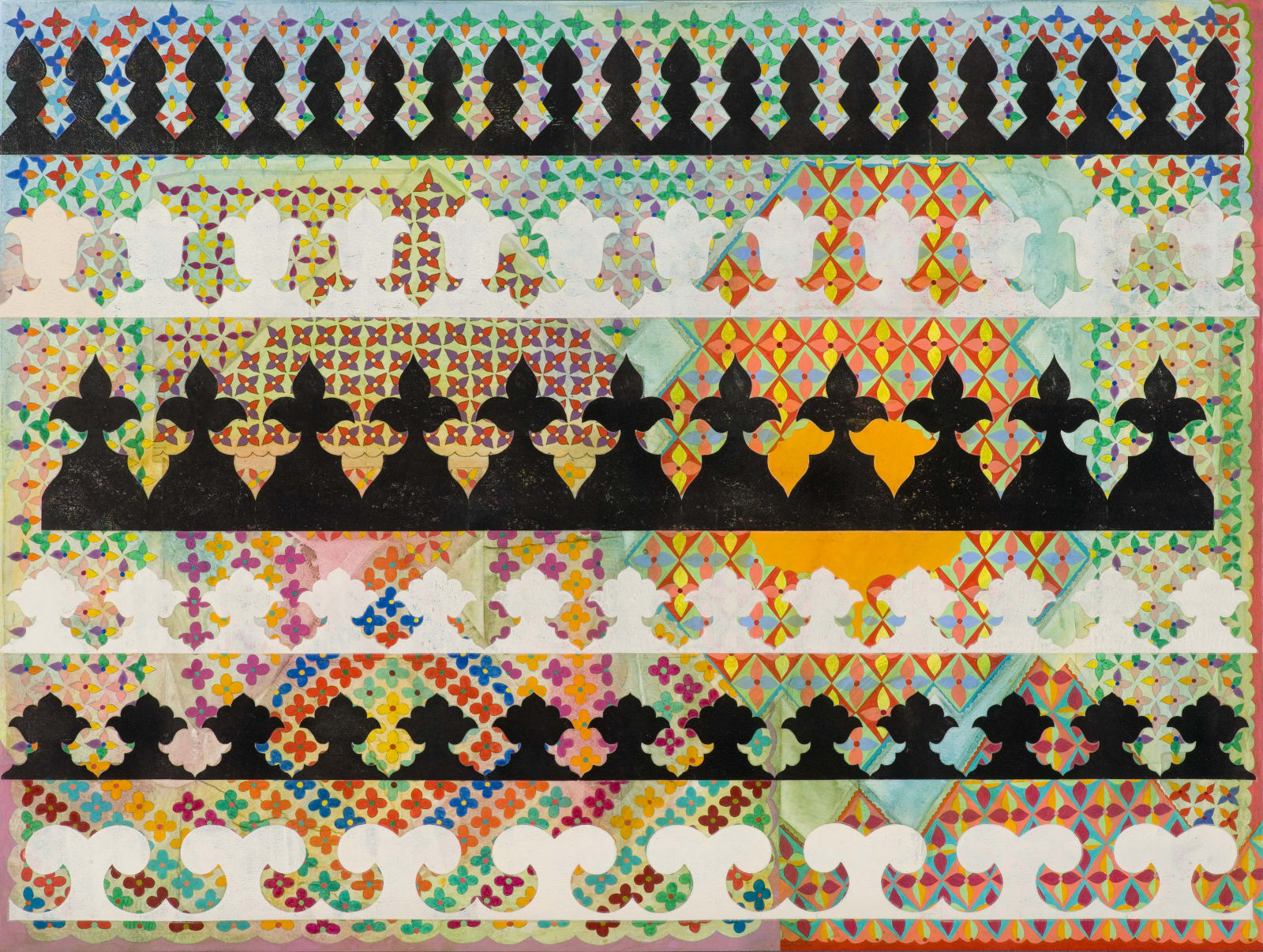 PT 2012 Large panel with Row Ornament(hor)