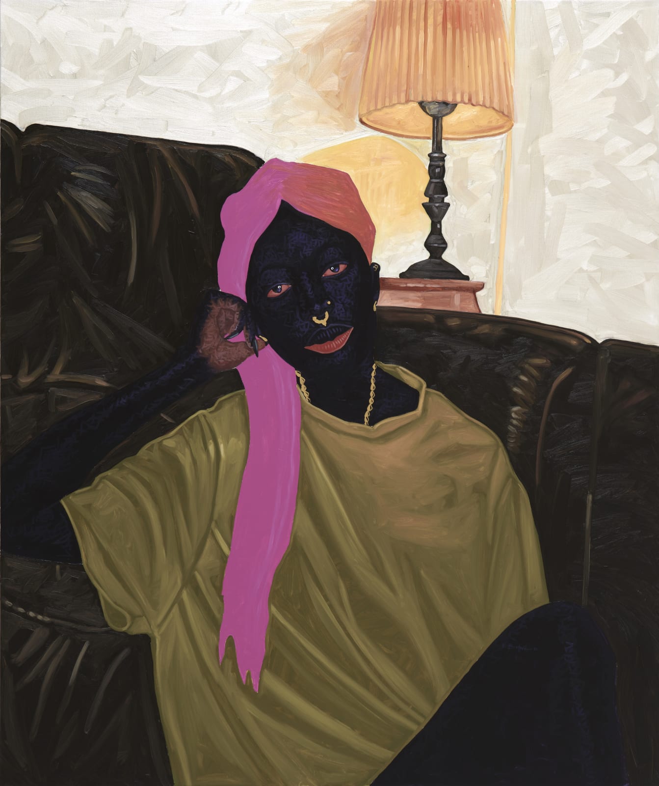 Kwesi Botchway, Long Pink Hair, 2021
