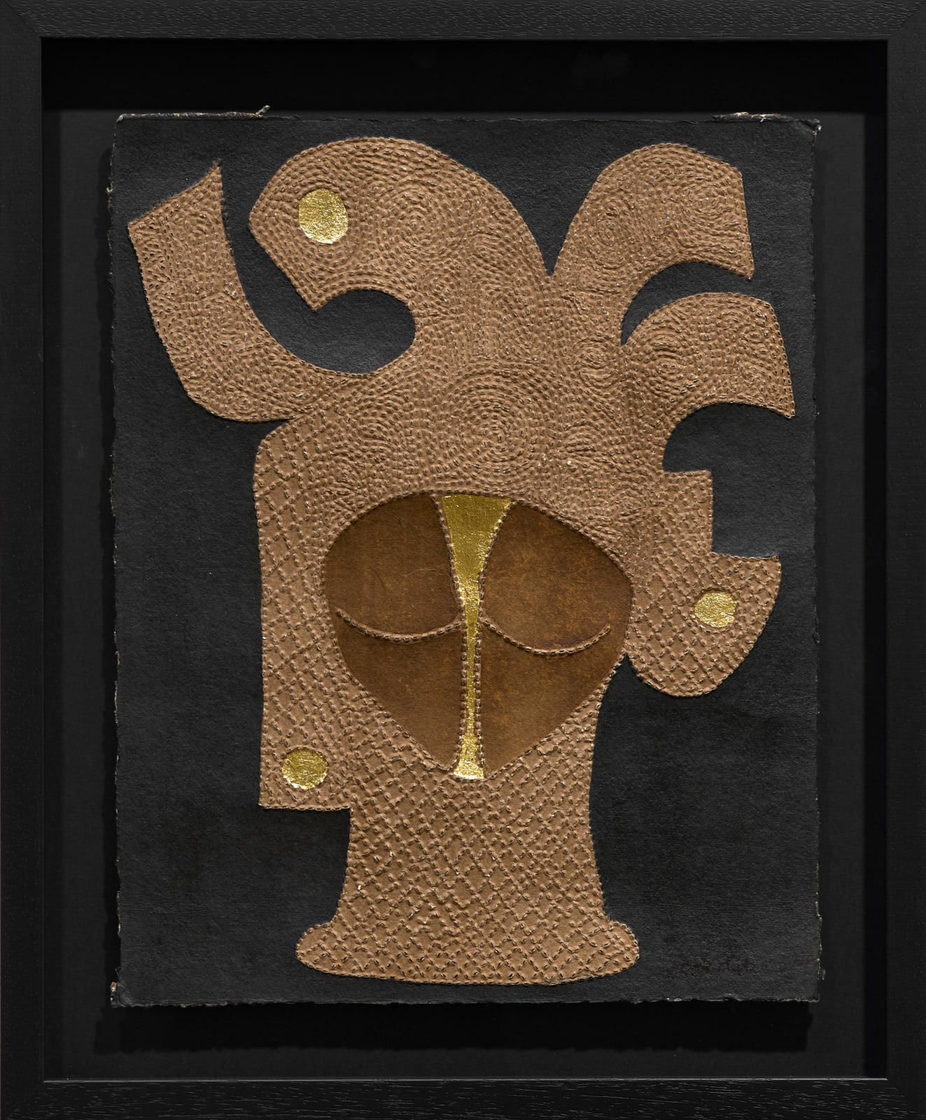 Victor Ehikhamenor, Ancestral Portraiture I, 2024