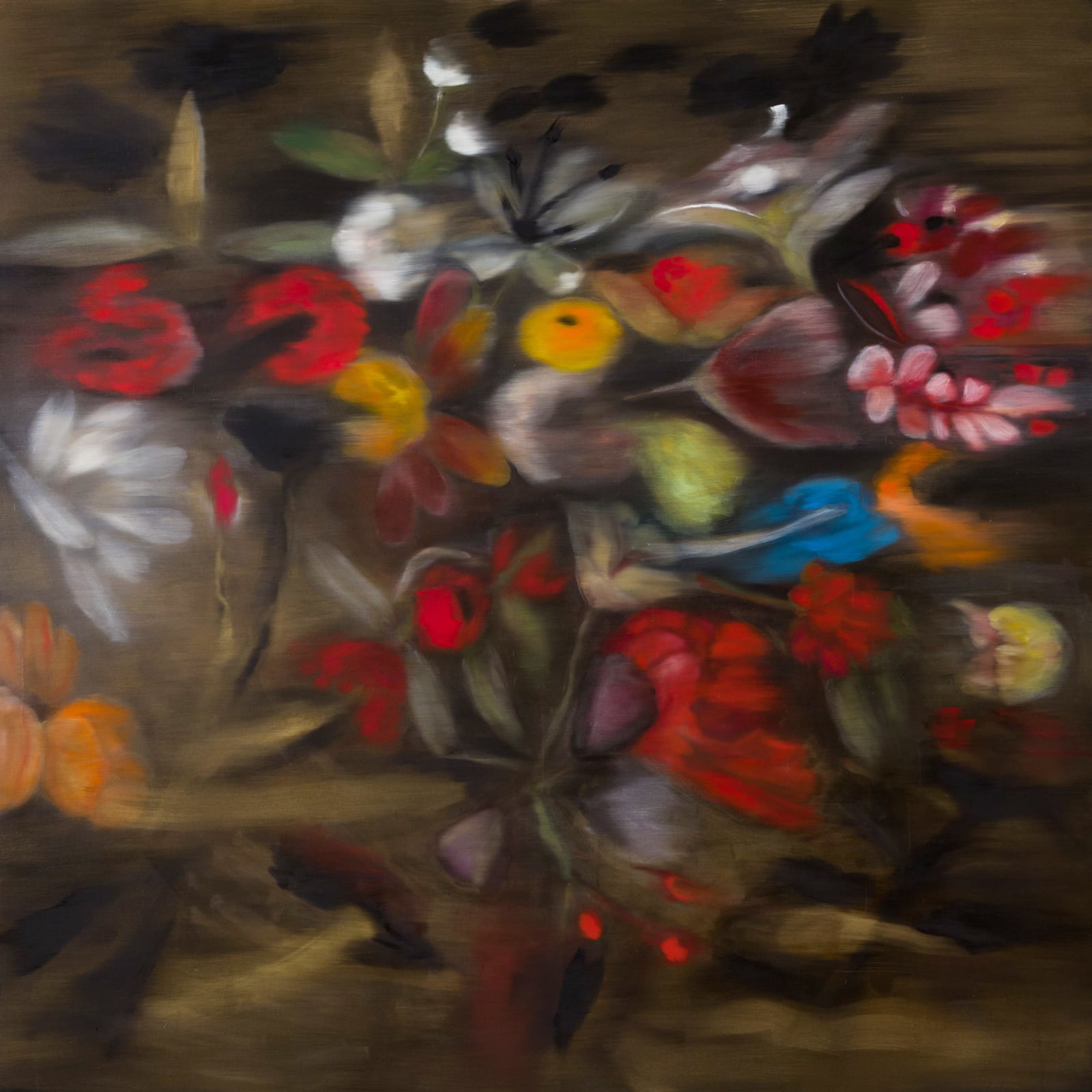 Ross Bleckner, To Speak to You, 2021