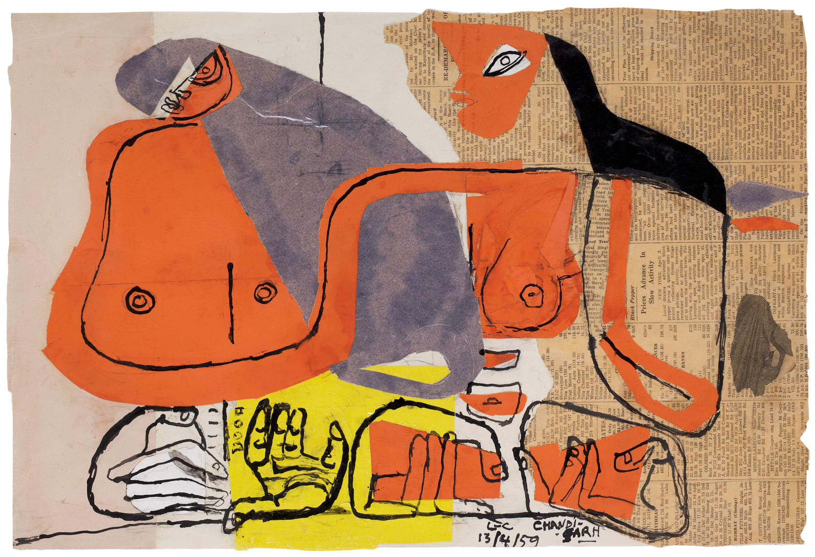 Le Corbusier, Deux Dames grecques, 1959