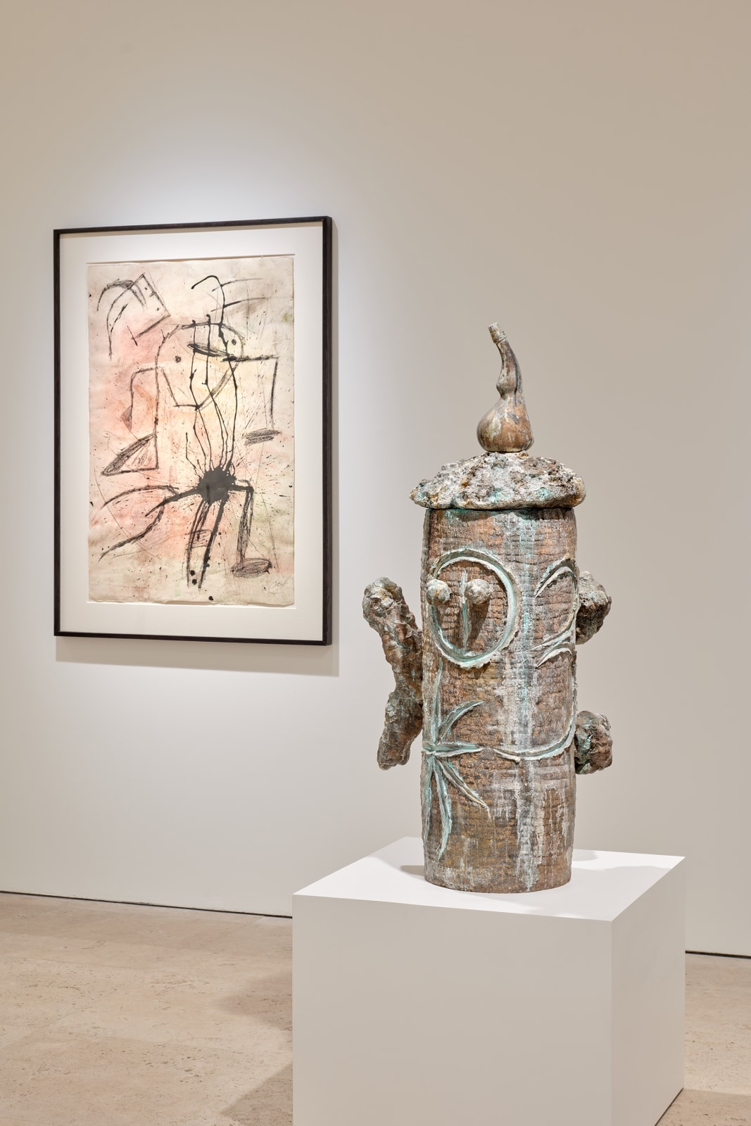 Joan Miró, Personnage, oiseau, 1977