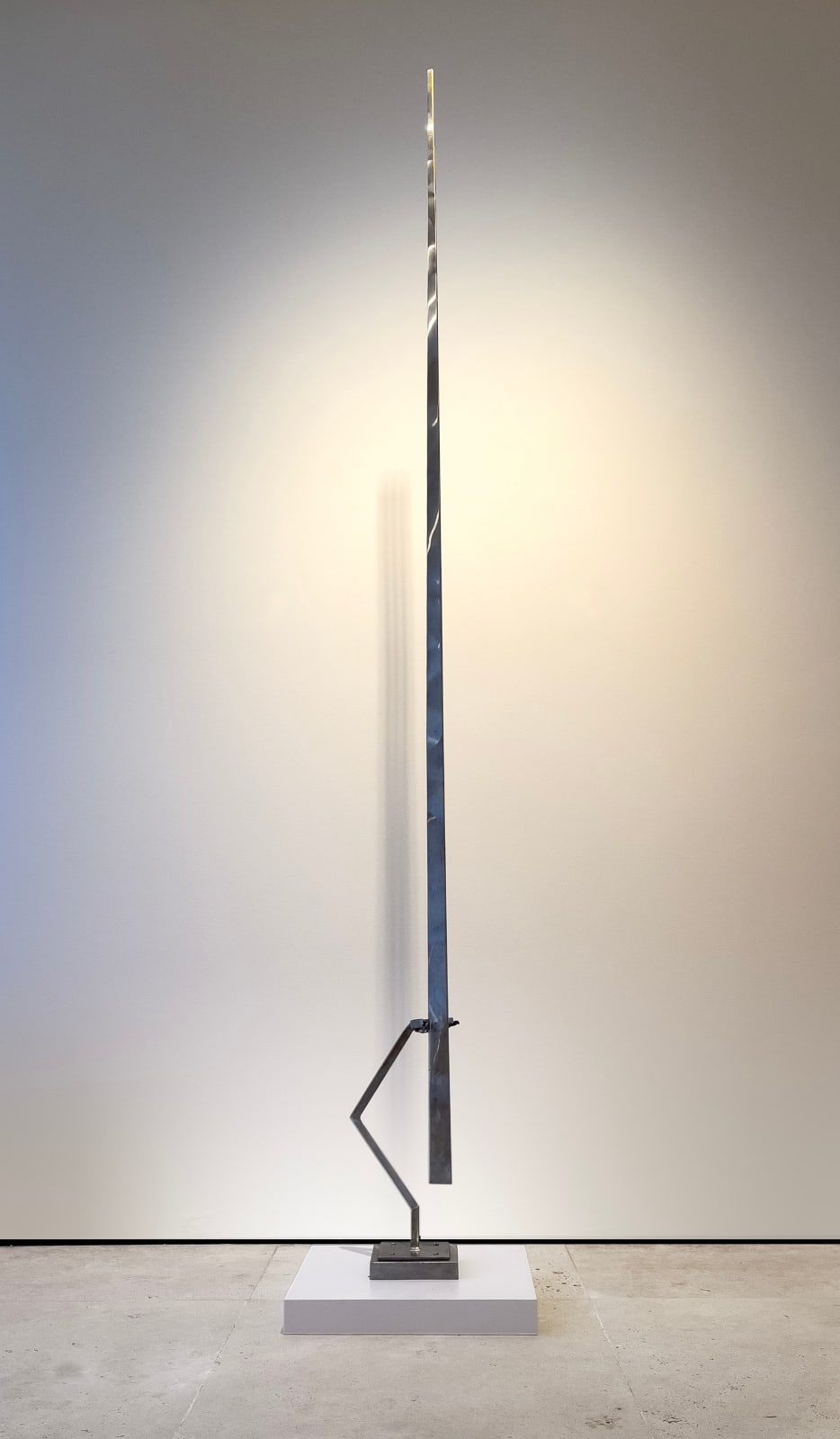 George Rickey, One Line Up with Gimbal, 1986-87