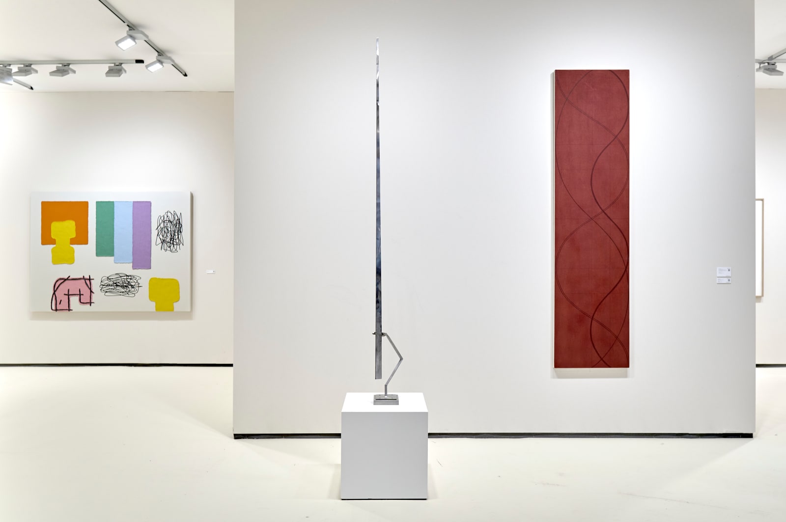 George Rickey, One Line Up with Gimbal, 1986-87
