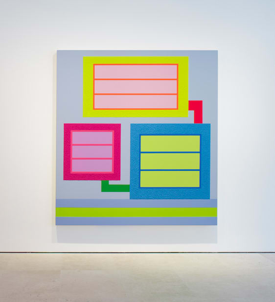 Peter Halley, Second Act, 2018