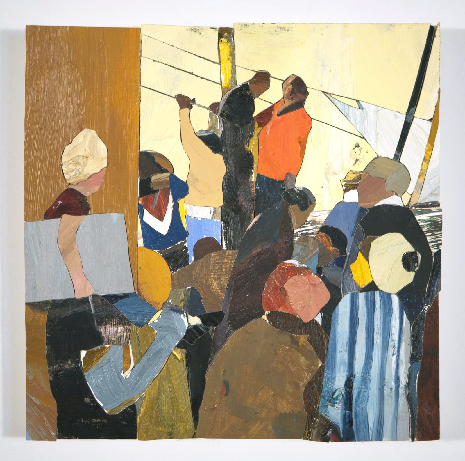 Jaclyn Conley, A Crowd of Supporters 3, 2018