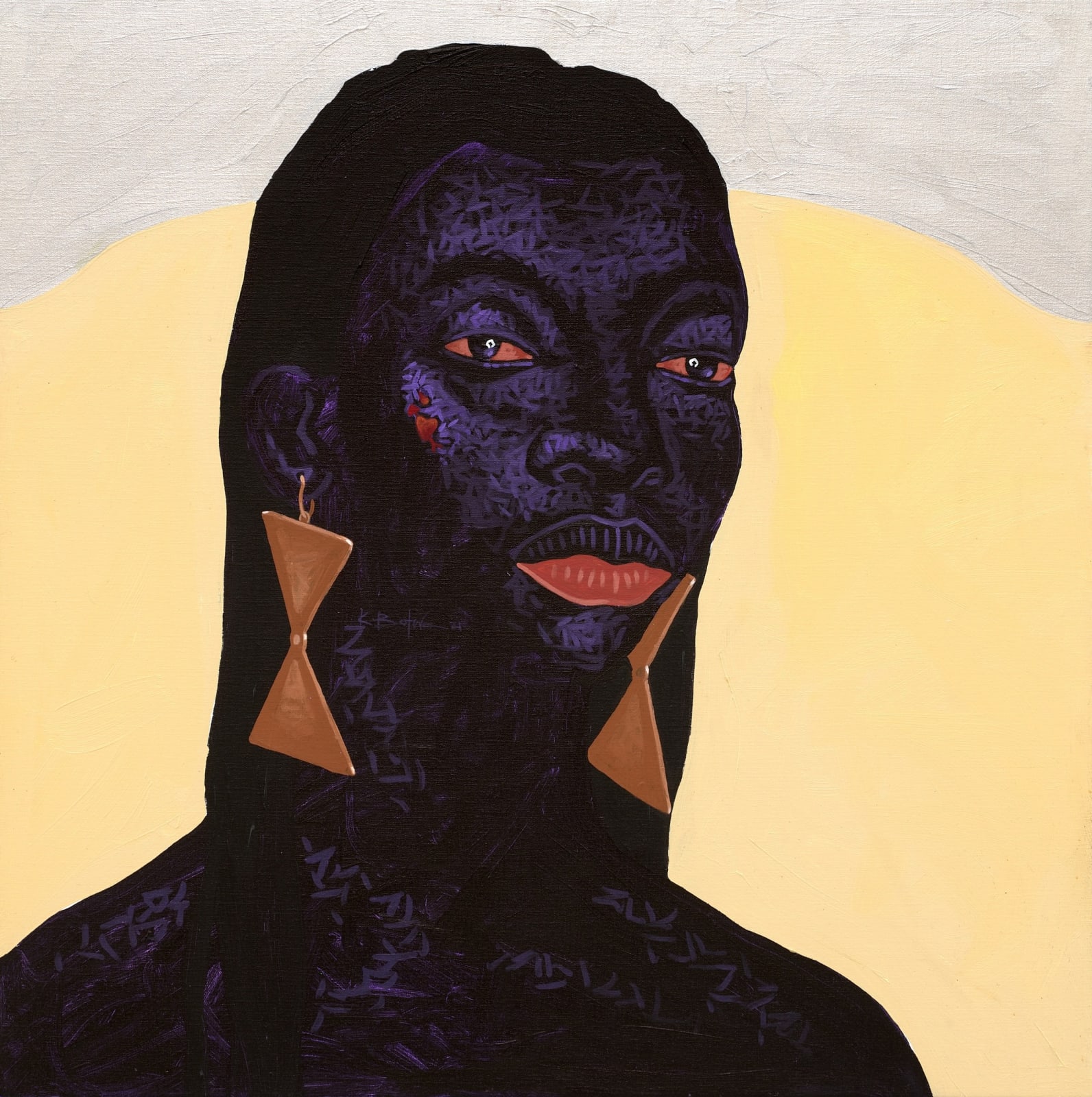 Kwesi Botchway, Brown Earring, 2021